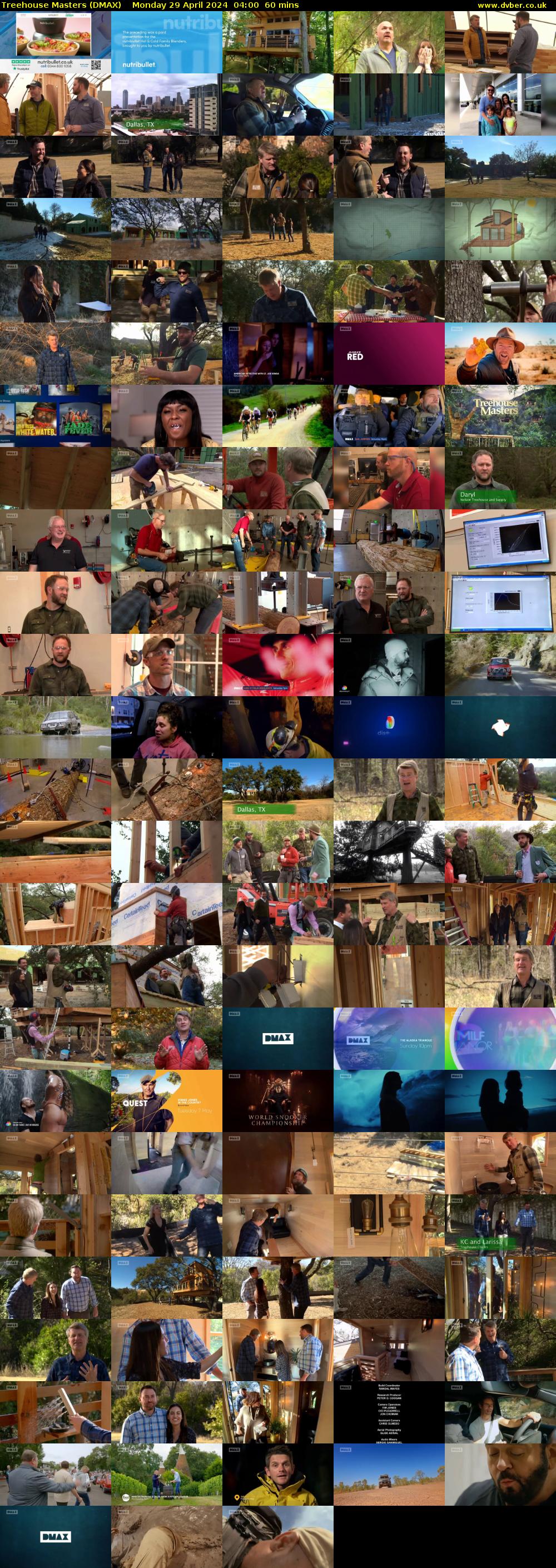Treehouse Masters (DMAX) Monday 29 April 2024 04:00 - 05:00