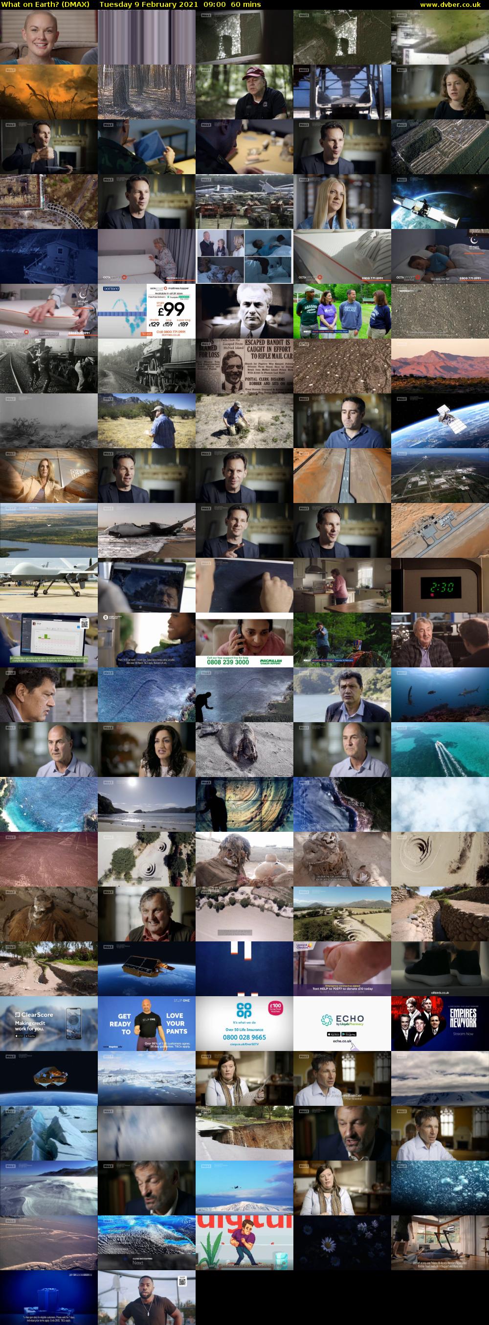 What on Earth? (DMAX) Tuesday 9 February 2021 09:00 - 10:00