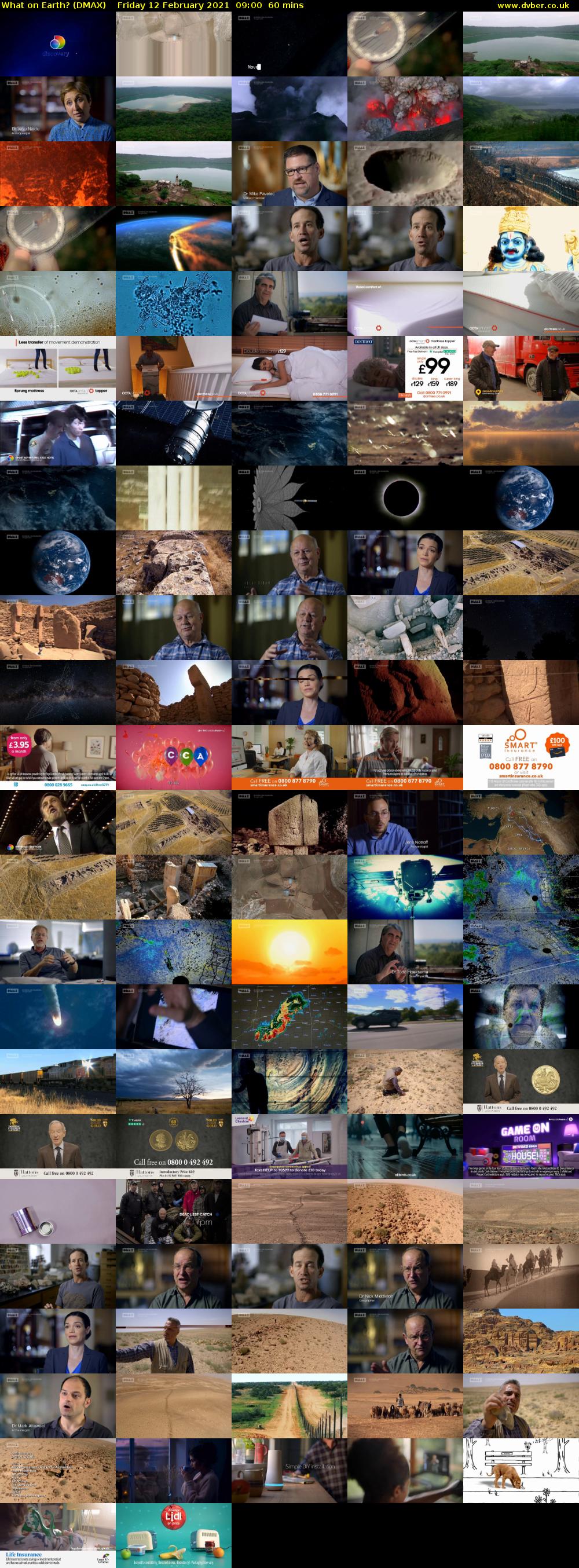 What on Earth? (DMAX) Friday 12 February 2021 09:00 - 10:00