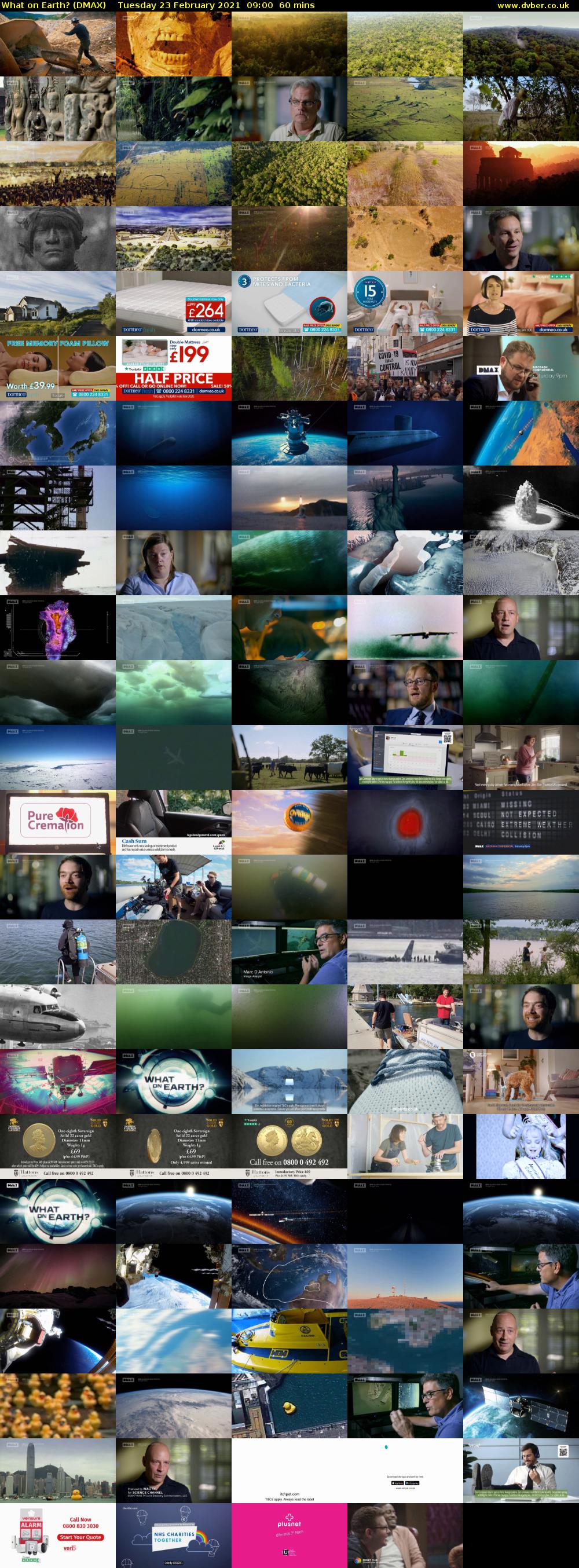 What on Earth? (DMAX) Tuesday 23 February 2021 09:00 - 10:00