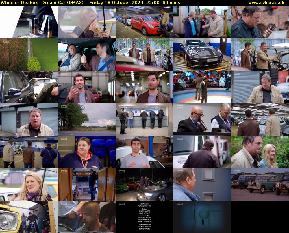 Wheeler Dealers: Dream Car (DMAX) Friday 18 October 2024 22:00 - 23:00