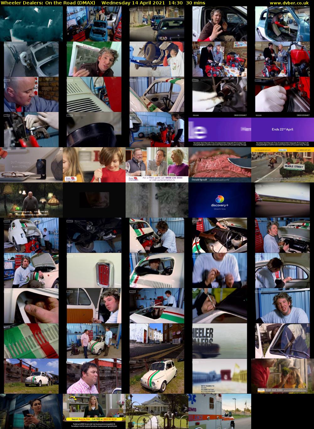 Wheeler Dealers: On the Road (DMAX) Wednesday 14 April 2021 14:30 - 15:00