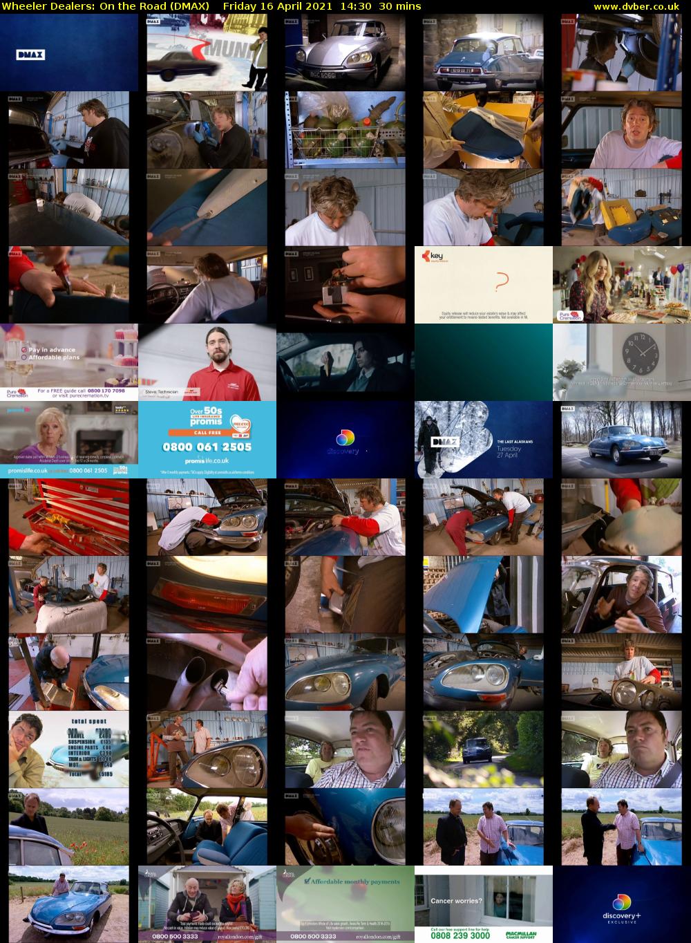 Wheeler Dealers: On the Road (DMAX) Friday 16 April 2021 14:30 - 15:00