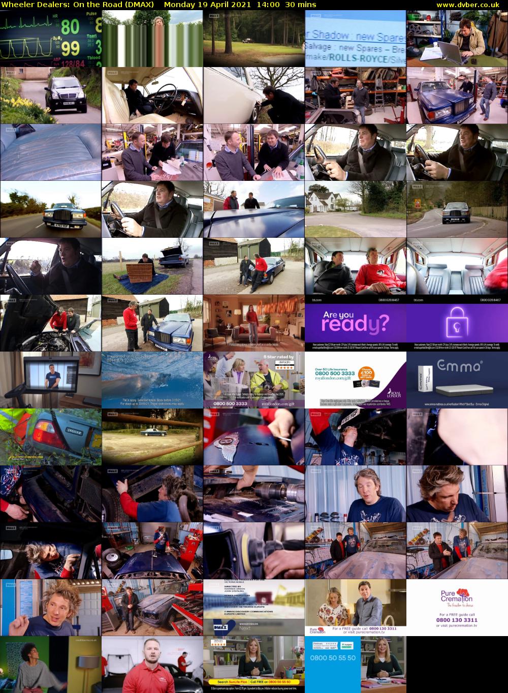 Wheeler Dealers: On the Road (DMAX) Monday 19 April 2021 14:00 - 14:30