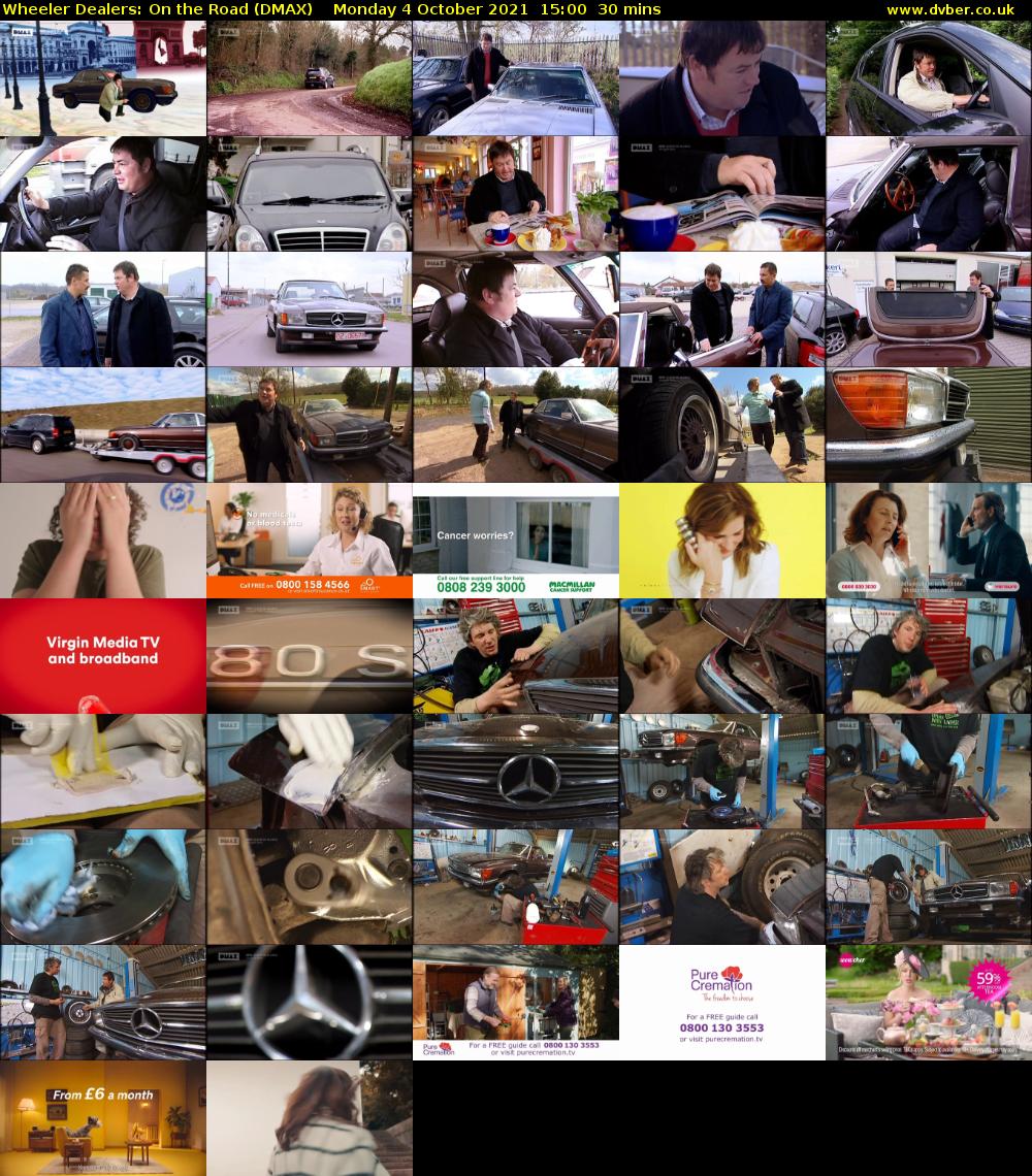 Wheeler Dealers: On the Road (DMAX) Monday 4 October 2021 15:00 - 15:30