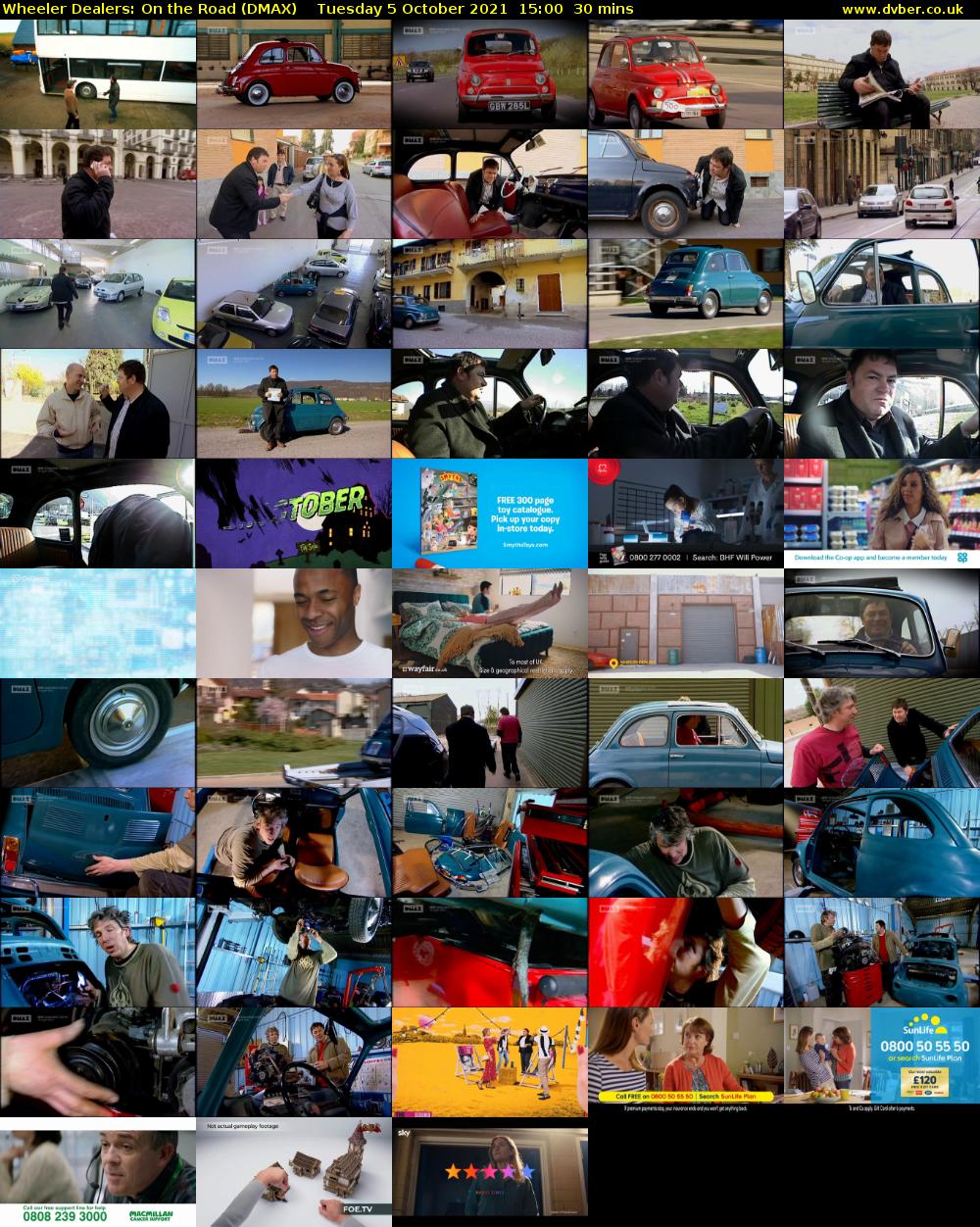 Wheeler Dealers: On the Road (DMAX) Tuesday 5 October 2021 15:00 - 15:30