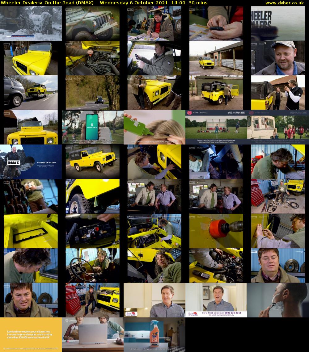 Wheeler Dealers: On the Road (DMAX) Wednesday 6 October 2021 14:00 - 14:30