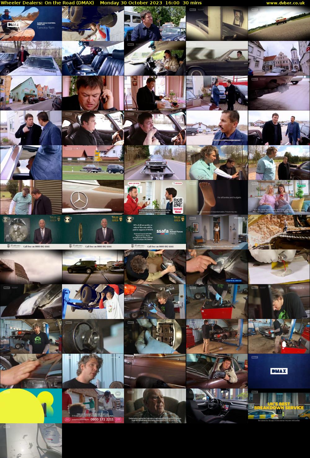 Wheeler Dealers: On the Road (DMAX) Monday 30 October 2023 16:00 - 16:30