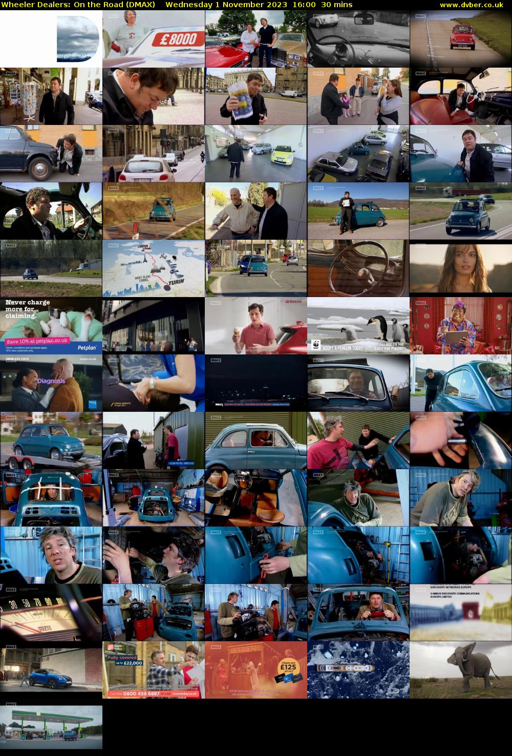 Wheeler Dealers: On the Road (DMAX) Wednesday 1 November 2023 16:00 - 16:30