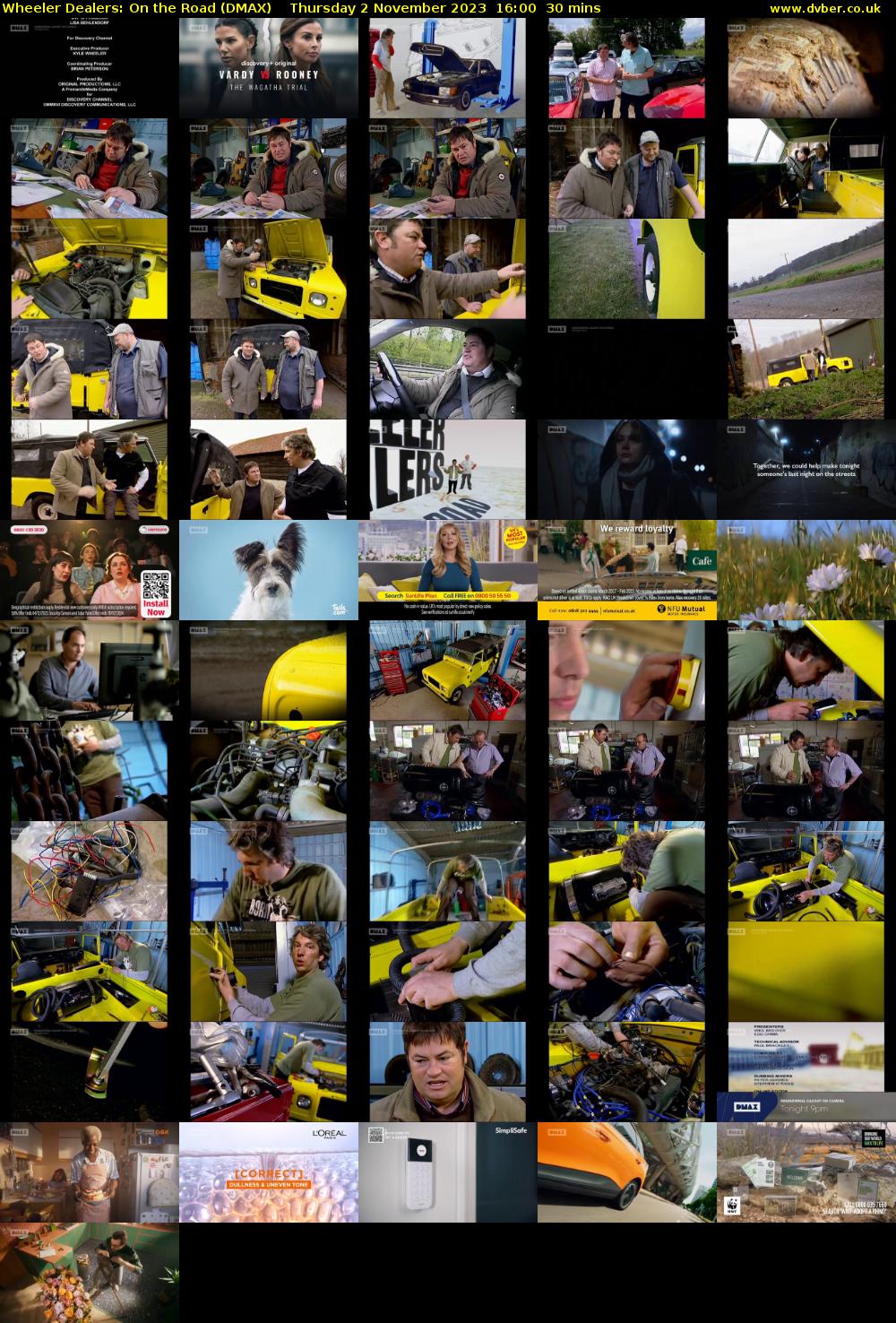 Wheeler Dealers: On the Road (DMAX) Thursday 2 November 2023 16:00 - 16:30