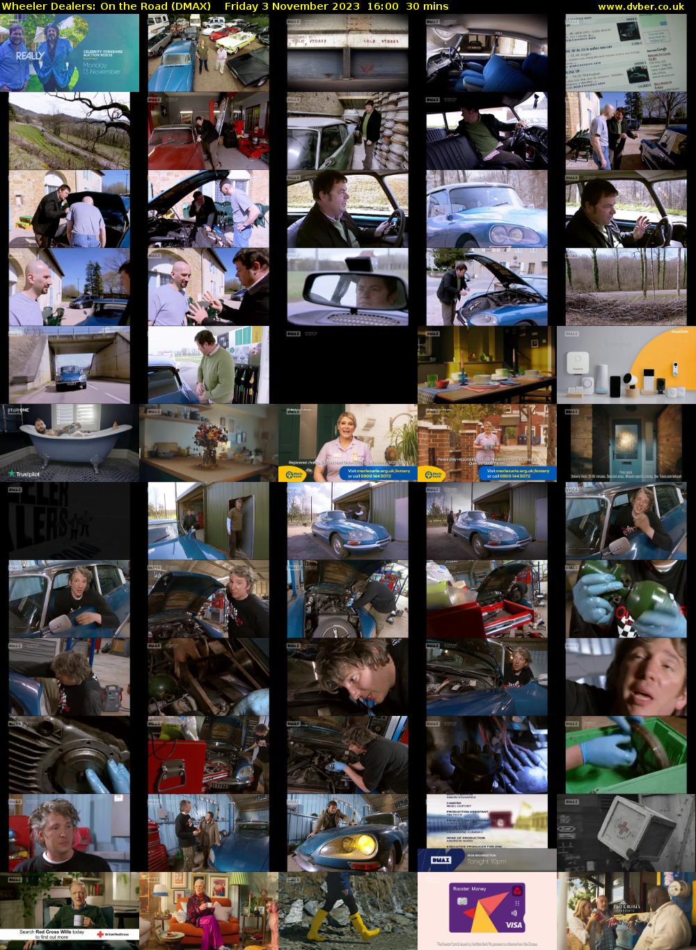 Wheeler Dealers: On the Road (DMAX) Friday 3 November 2023 16:00 - 16:30
