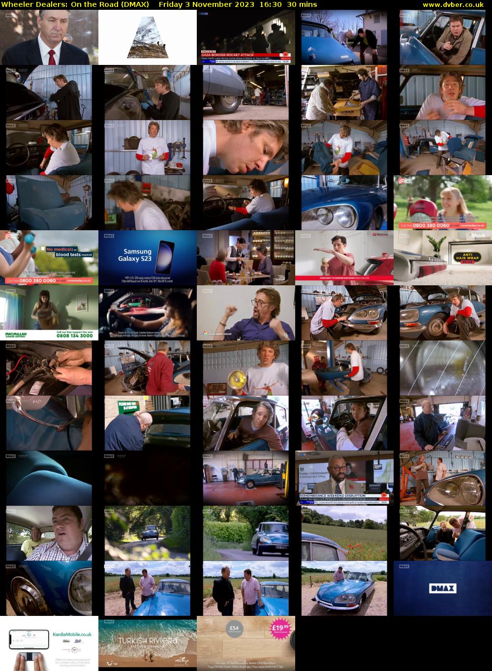 Wheeler Dealers: On the Road (DMAX) Friday 3 November 2023 16:30 - 17:00