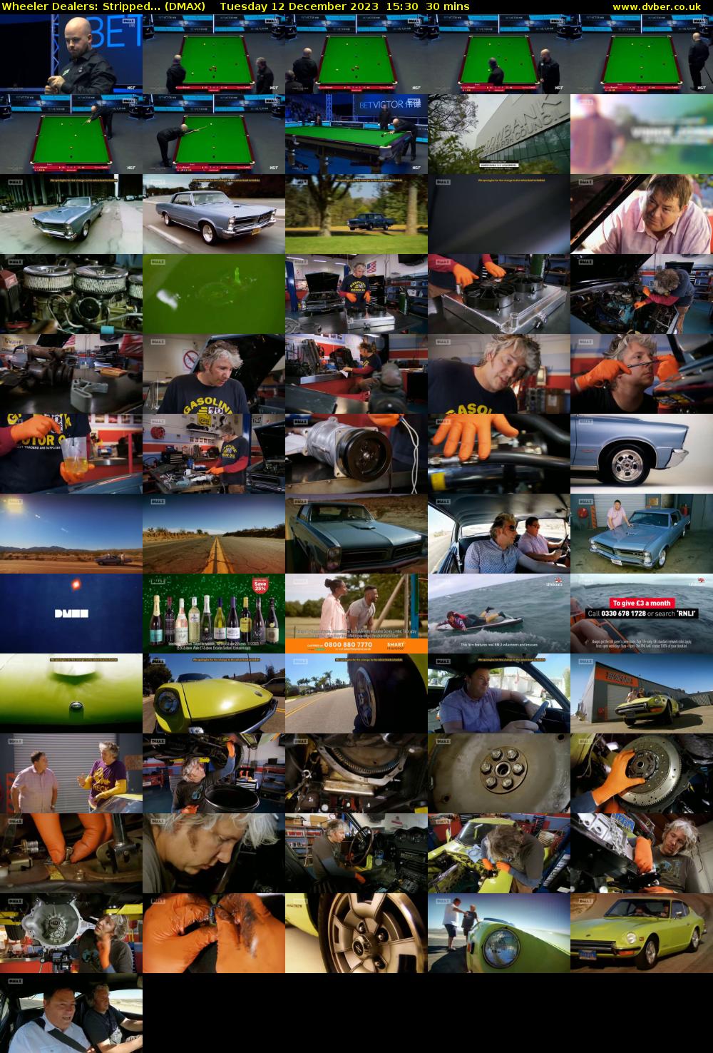 Wheeler Dealers: Stripped... (DMAX) Tuesday 12 December 2023 15:30 - 16:00