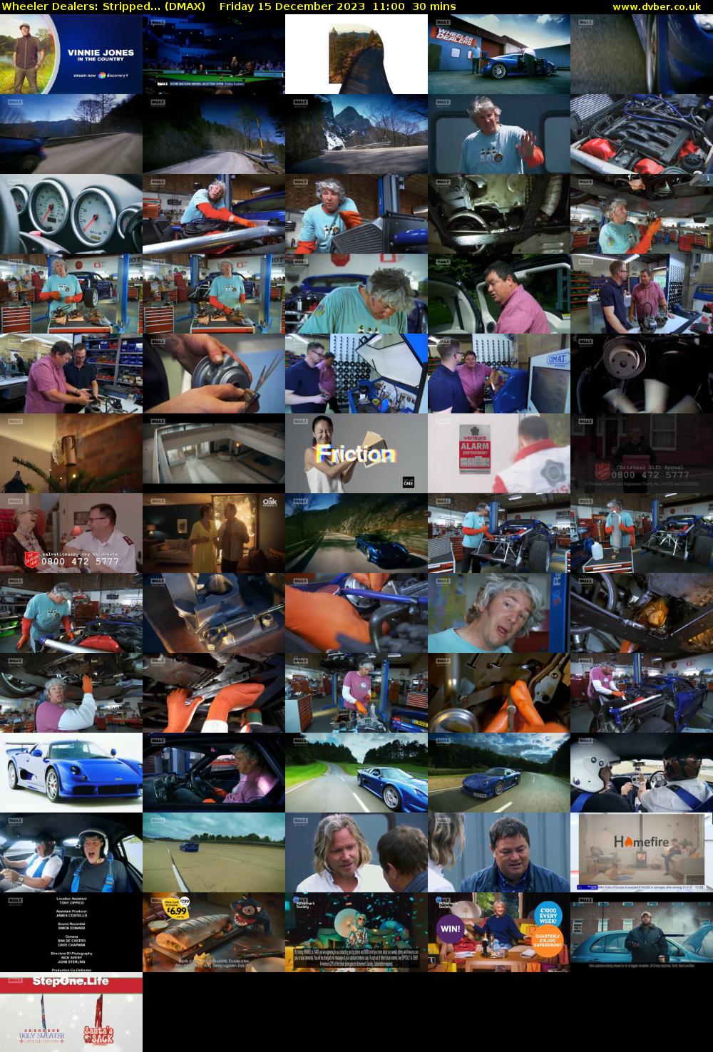 Wheeler Dealers: Stripped... (DMAX) Friday 15 December 2023 11:00 - 11:30