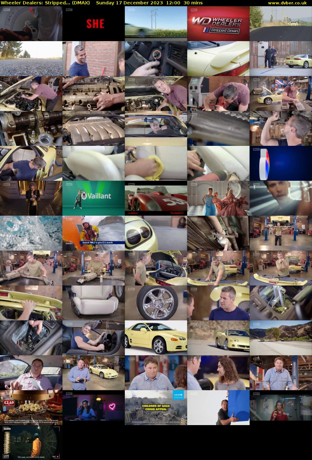 Wheeler Dealers: Stripped... (DMAX) Sunday 17 December 2023 12:00 - 12:30