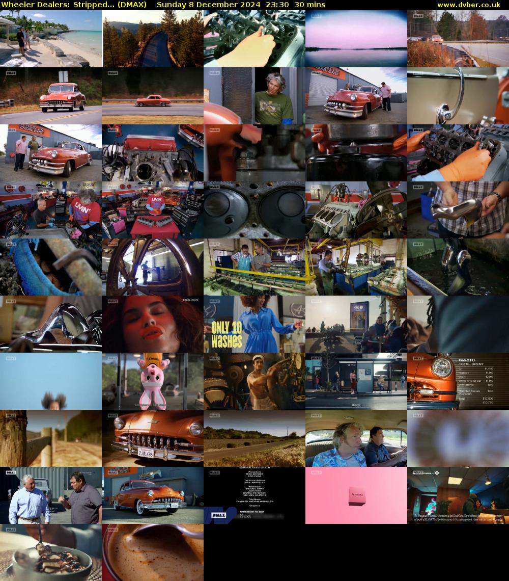 Wheeler Dealers: Stripped... (DMAX) Sunday 8 December 2024 23:30 - 00:00