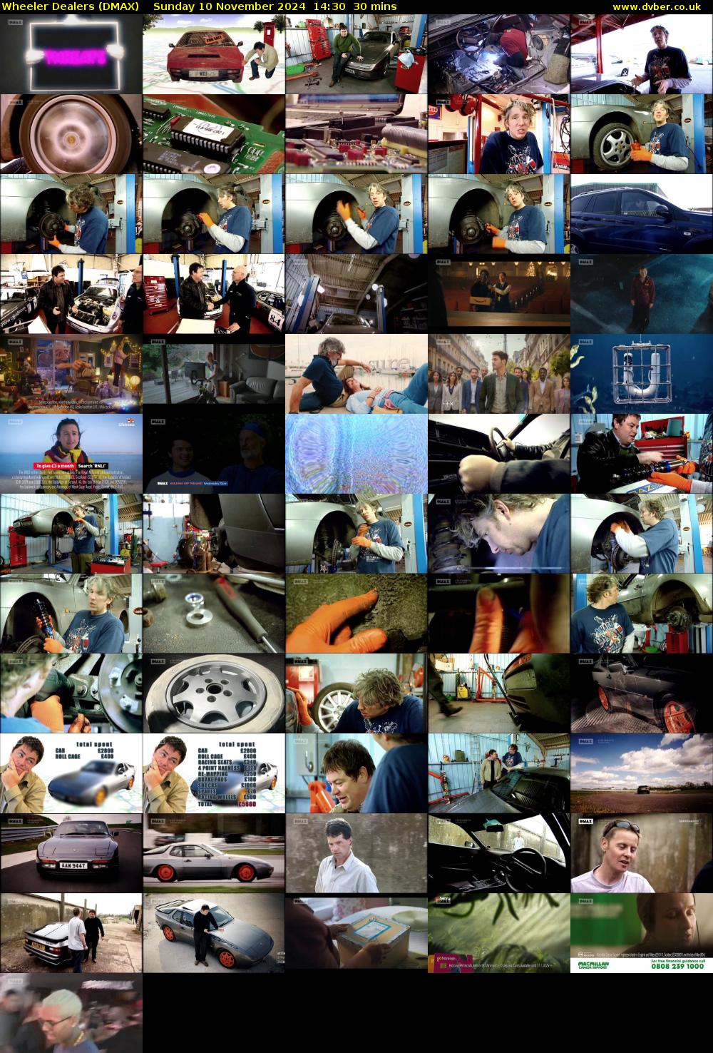 Wheeler Dealers (DMAX) Sunday 10 November 2024 14:30 - 15:00