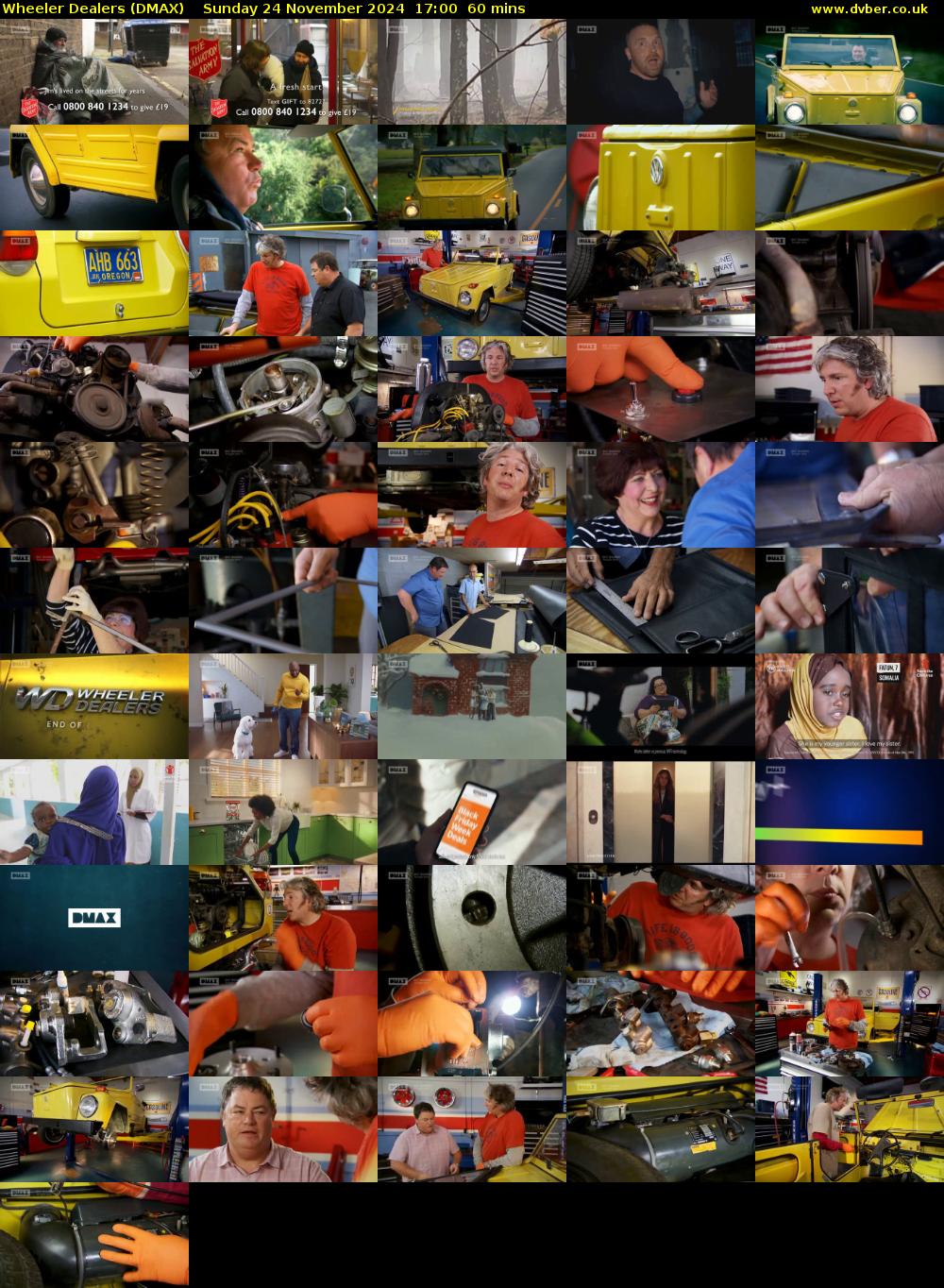 Wheeler Dealers (DMAX) Sunday 24 November 2024 17:00 - 18:00