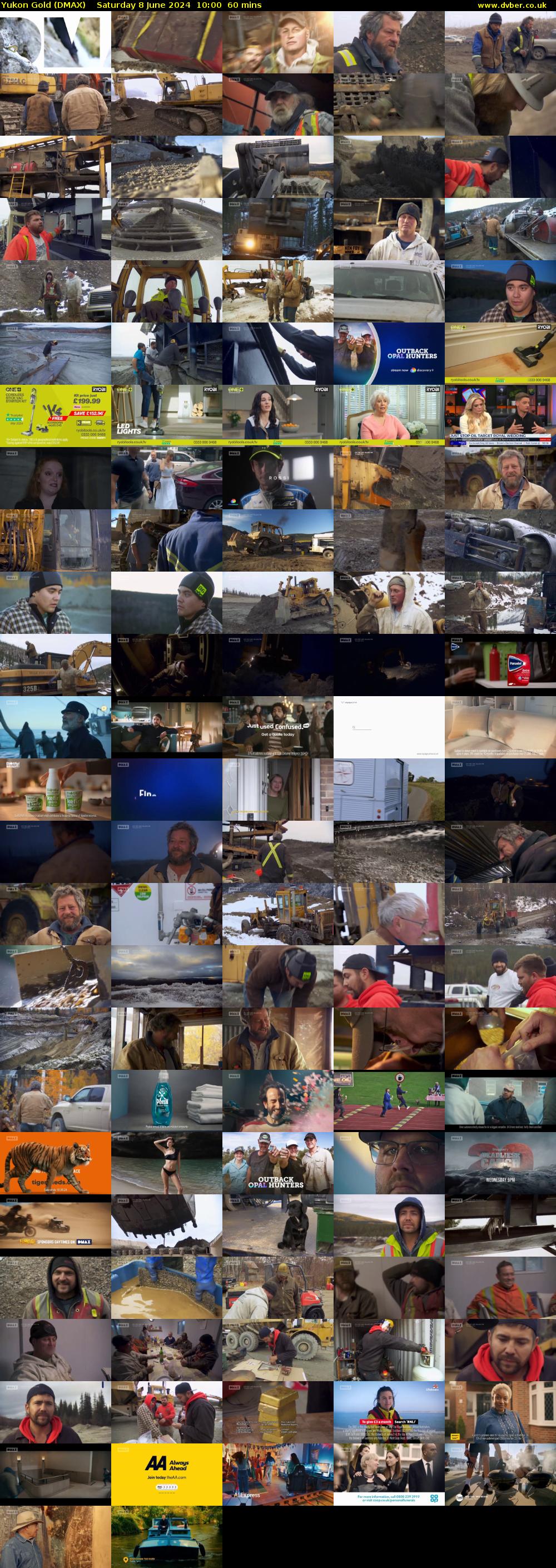 Yukon Gold (DMAX) Saturday 8 June 2024 10:00 - 11:00