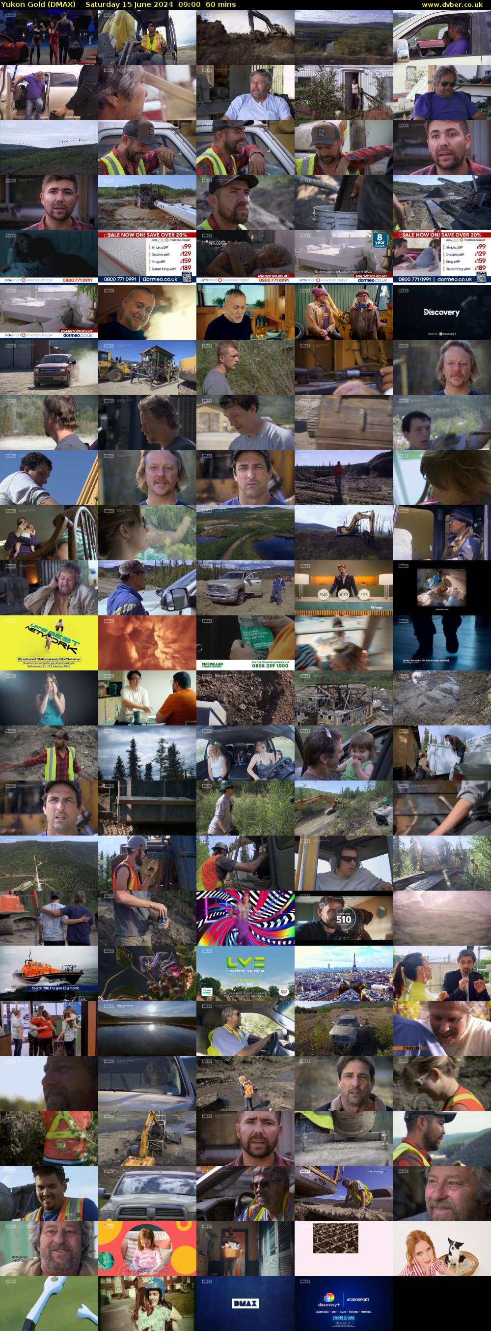 Yukon Gold (DMAX) Saturday 15 June 2024 09:00 - 10:00
