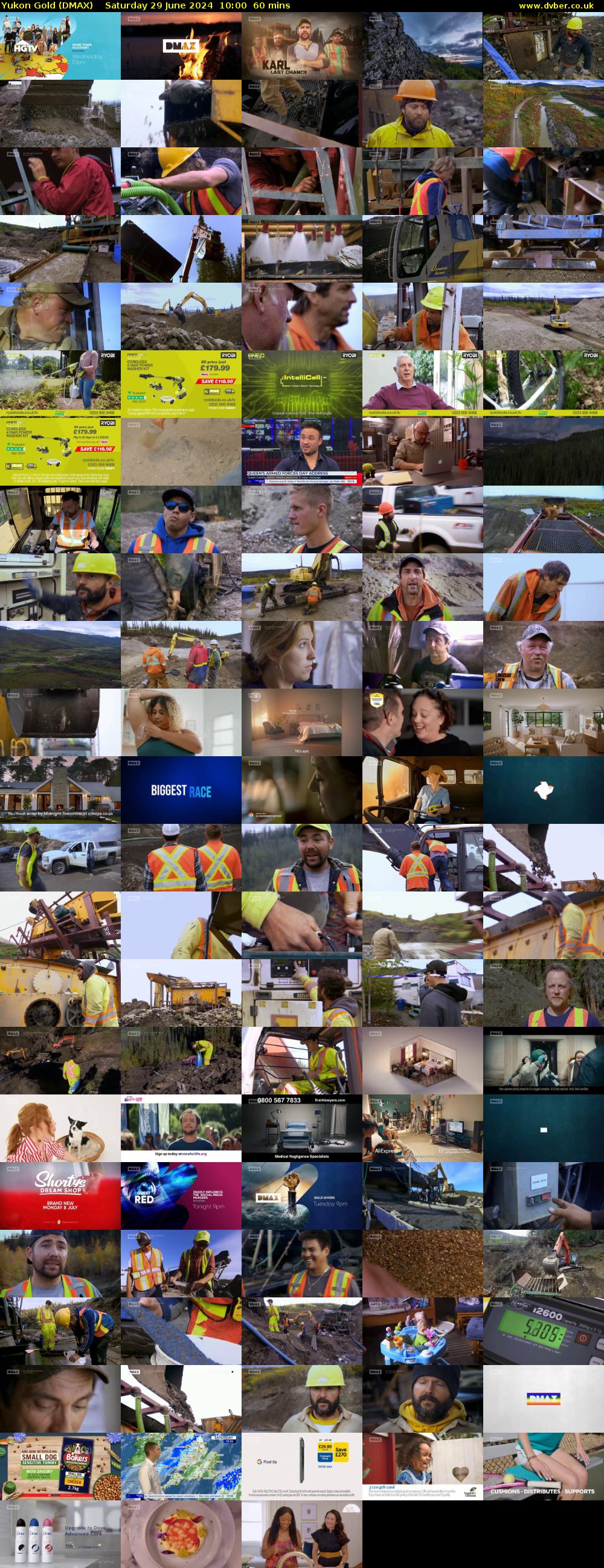 Yukon Gold (DMAX) Saturday 29 June 2024 10:00 - 11:00