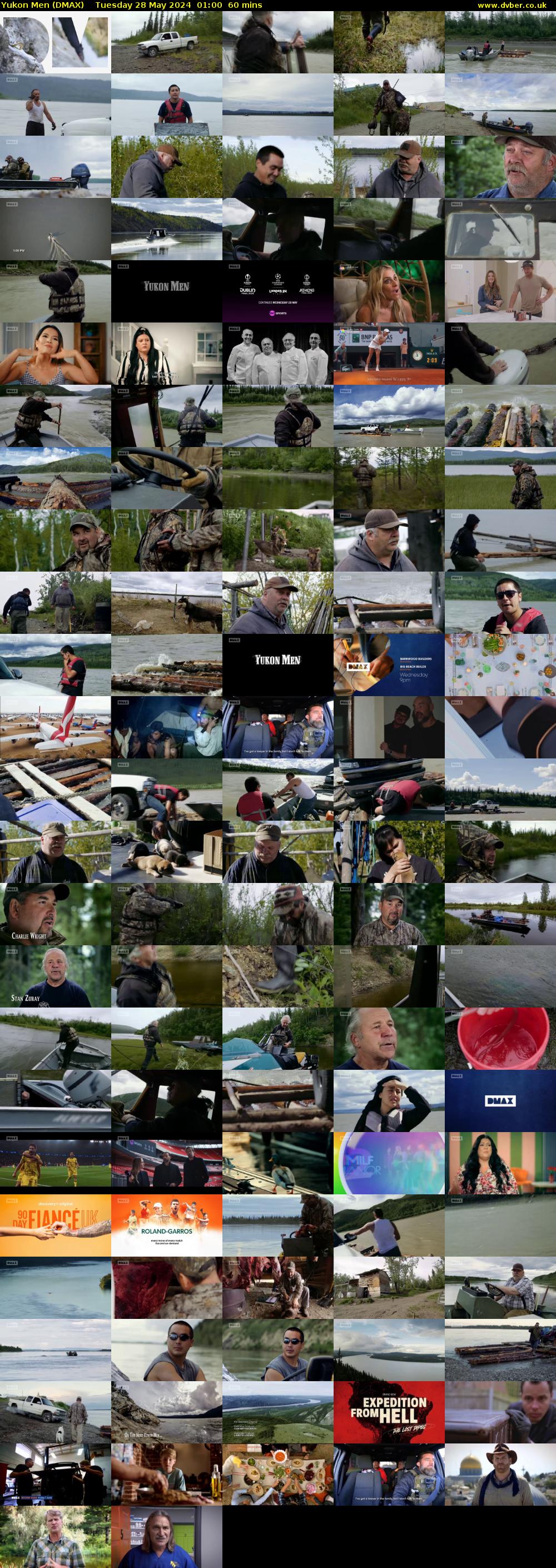 Yukon Men (DMAX) Tuesday 28 May 2024 01:00 - 02:00