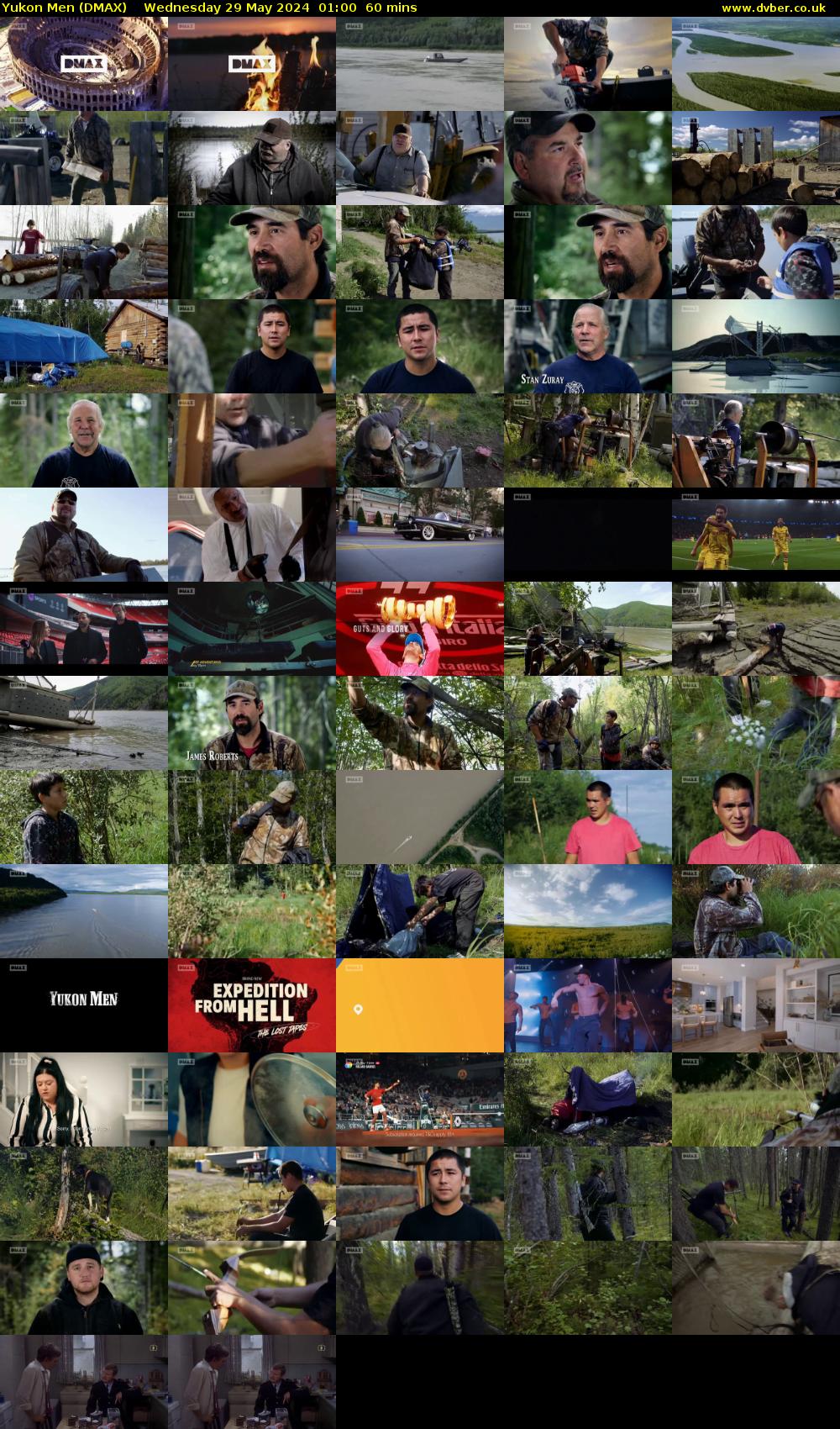 Yukon Men (DMAX) Wednesday 29 May 2024 01:00 - 02:00