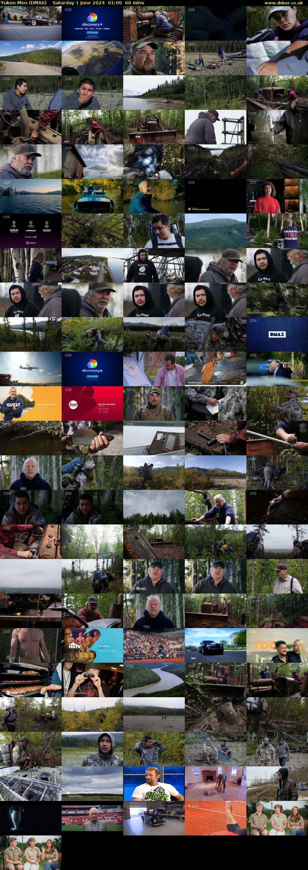 Yukon Men (DMAX) Saturday 1 June 2024 01:00 - 02:00