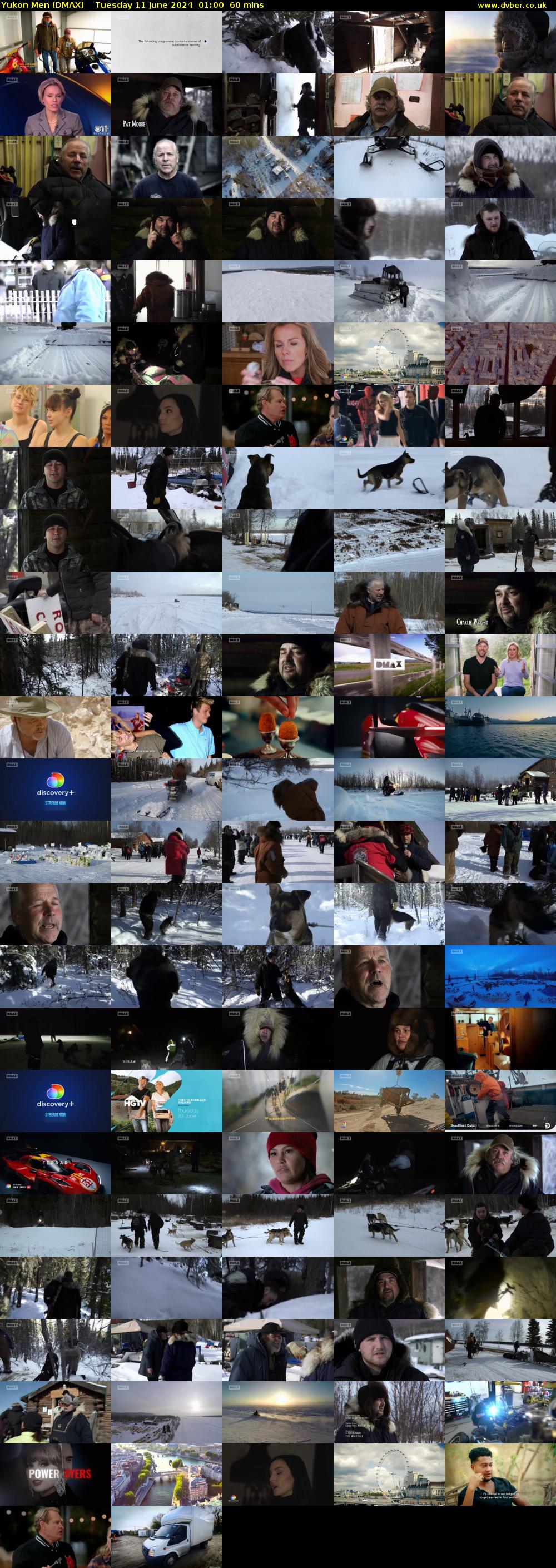 Yukon Men (DMAX) Tuesday 11 June 2024 01:00 - 02:00