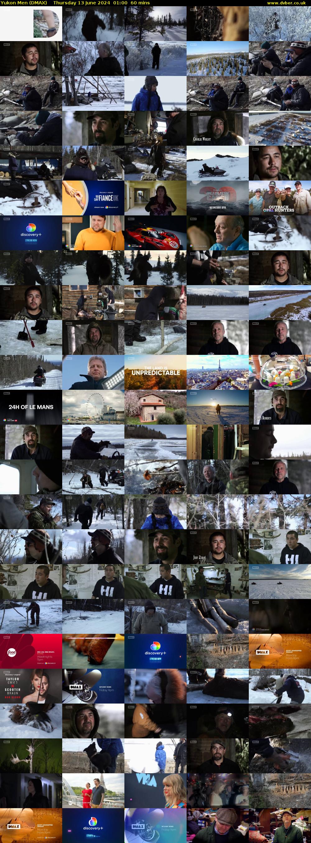 Yukon Men (DMAX) Thursday 13 June 2024 01:00 - 02:00