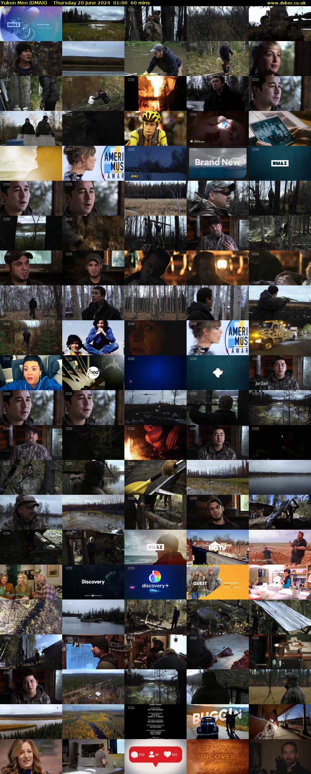 Yukon Men (DMAX) Thursday 20 June 2024 01:00 - 02:00