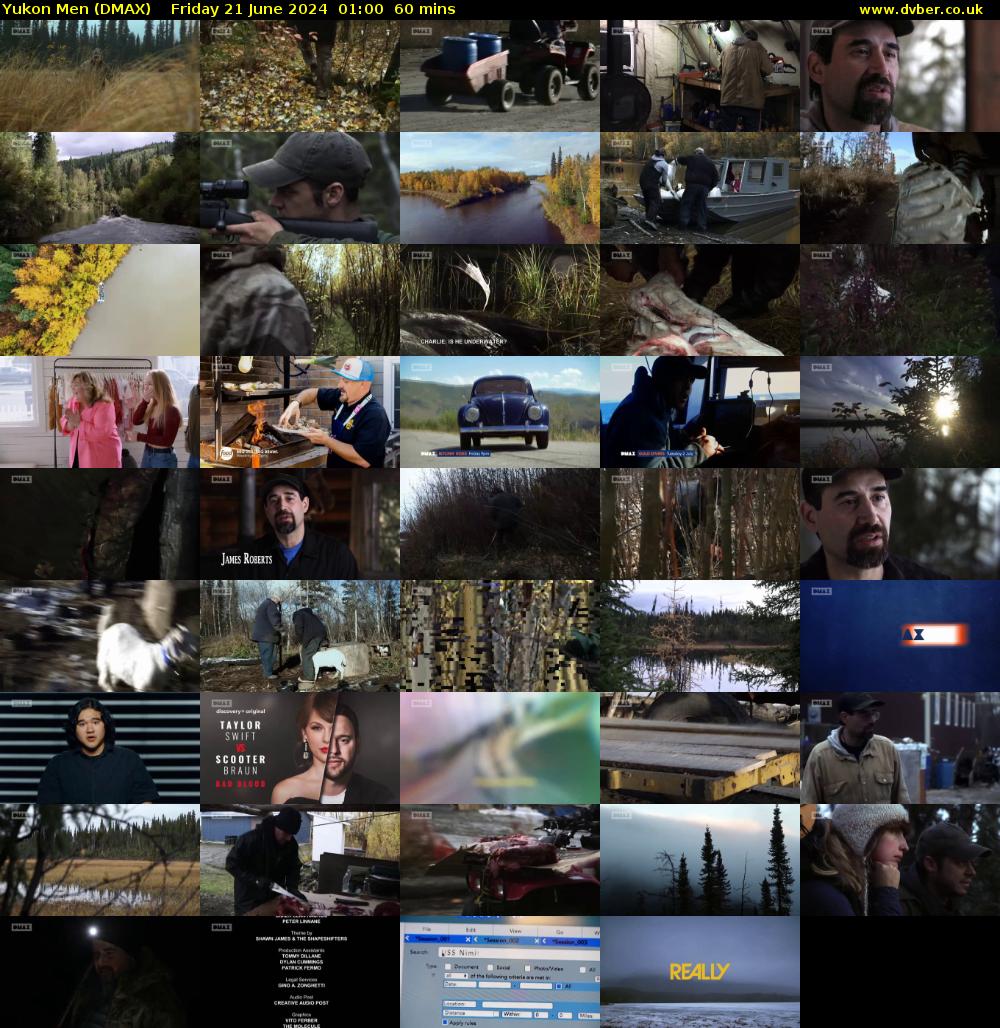 Yukon Men (DMAX) Friday 21 June 2024 01:00 - 02:00