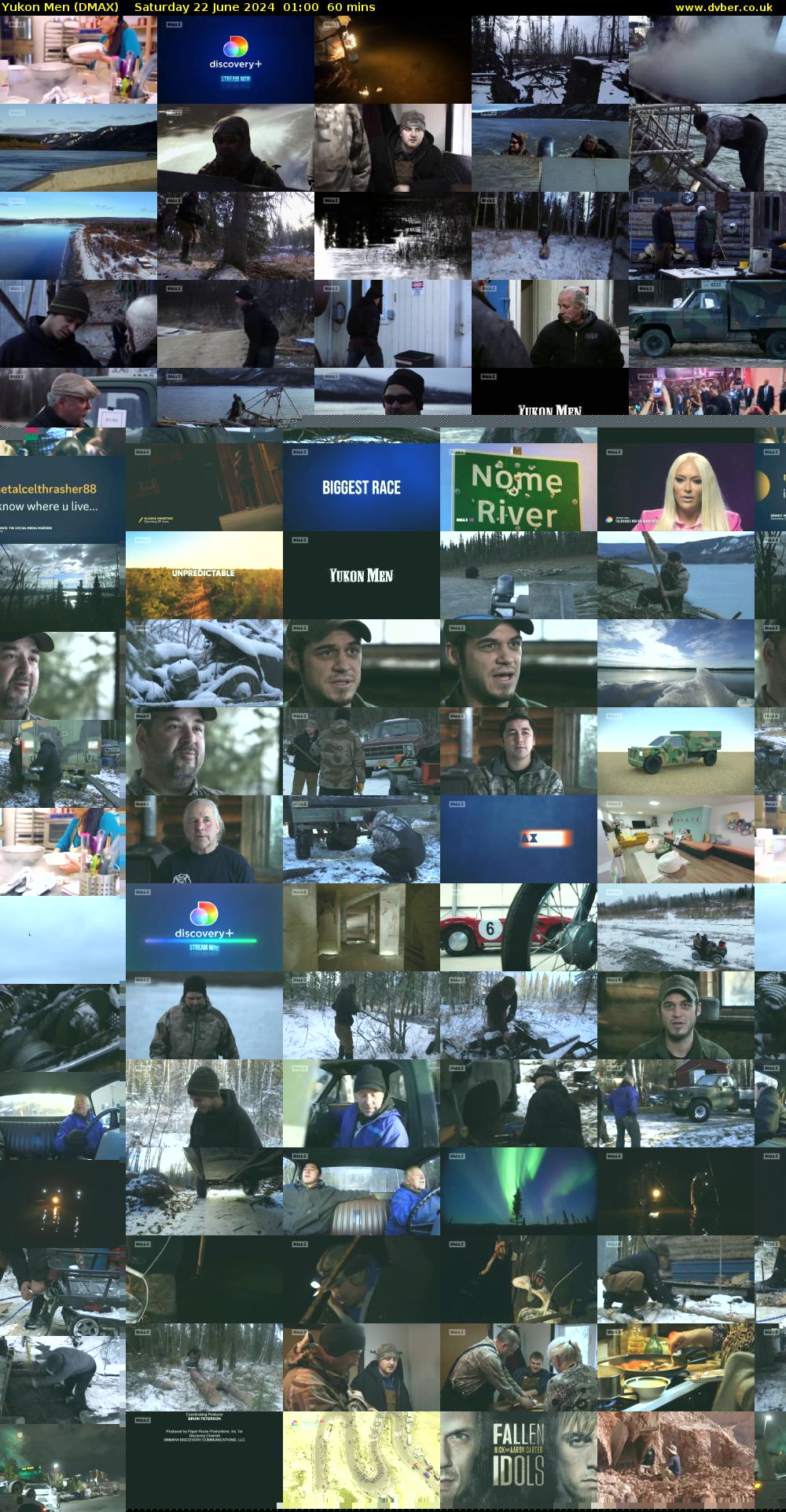 Yukon Men (DMAX) Saturday 22 June 2024 01:00 - 02:00