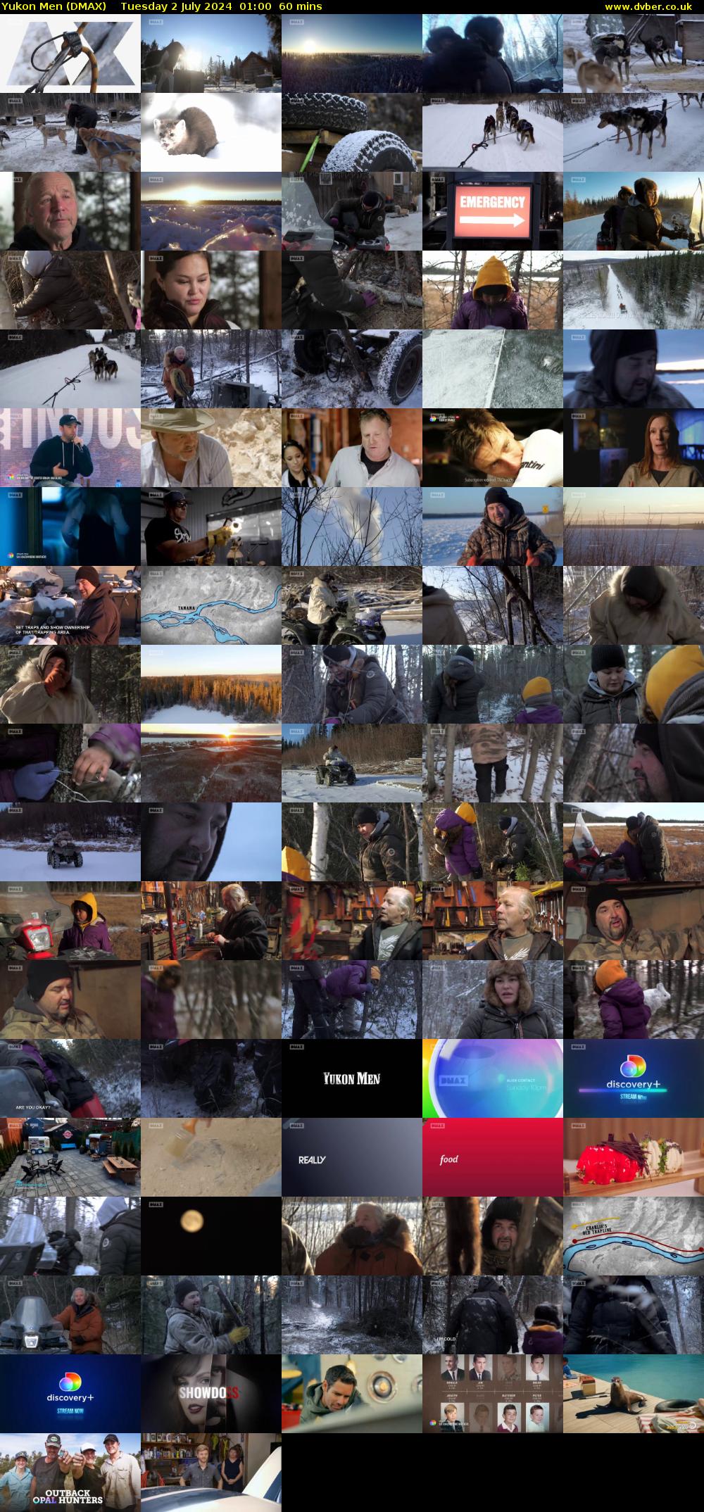 Yukon Men (DMAX) Tuesday 2 July 2024 01:00 - 02:00