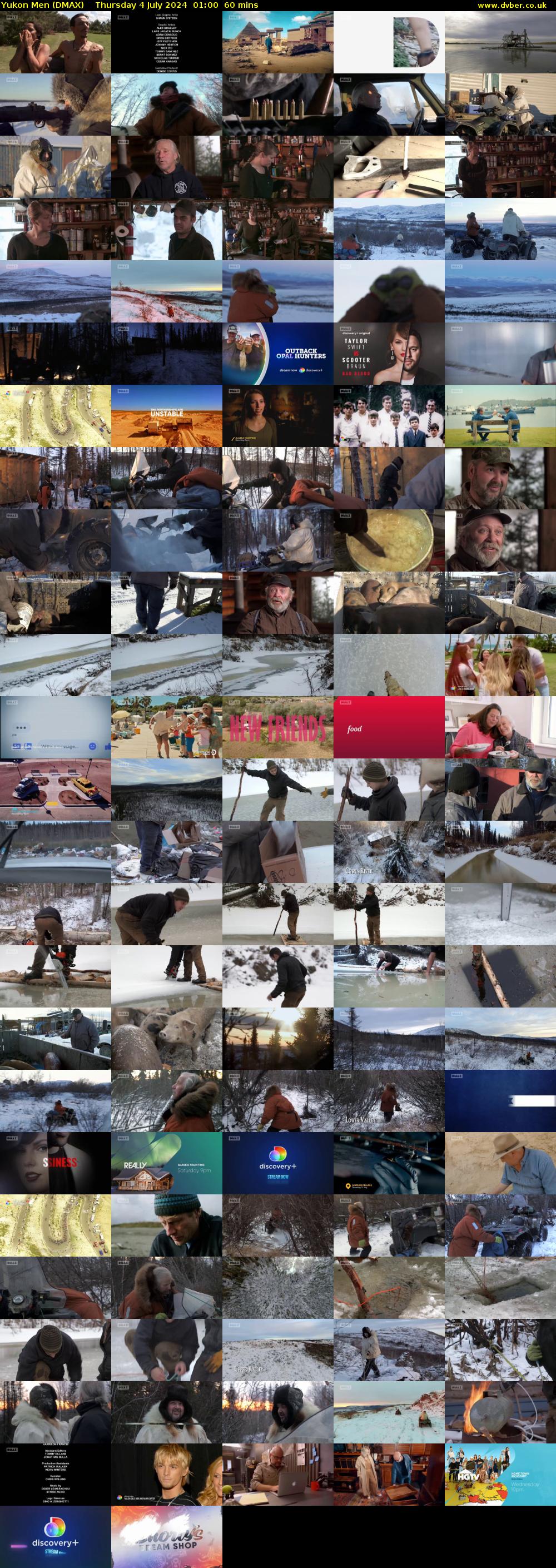 Yukon Men (DMAX) Thursday 4 July 2024 01:00 - 02:00