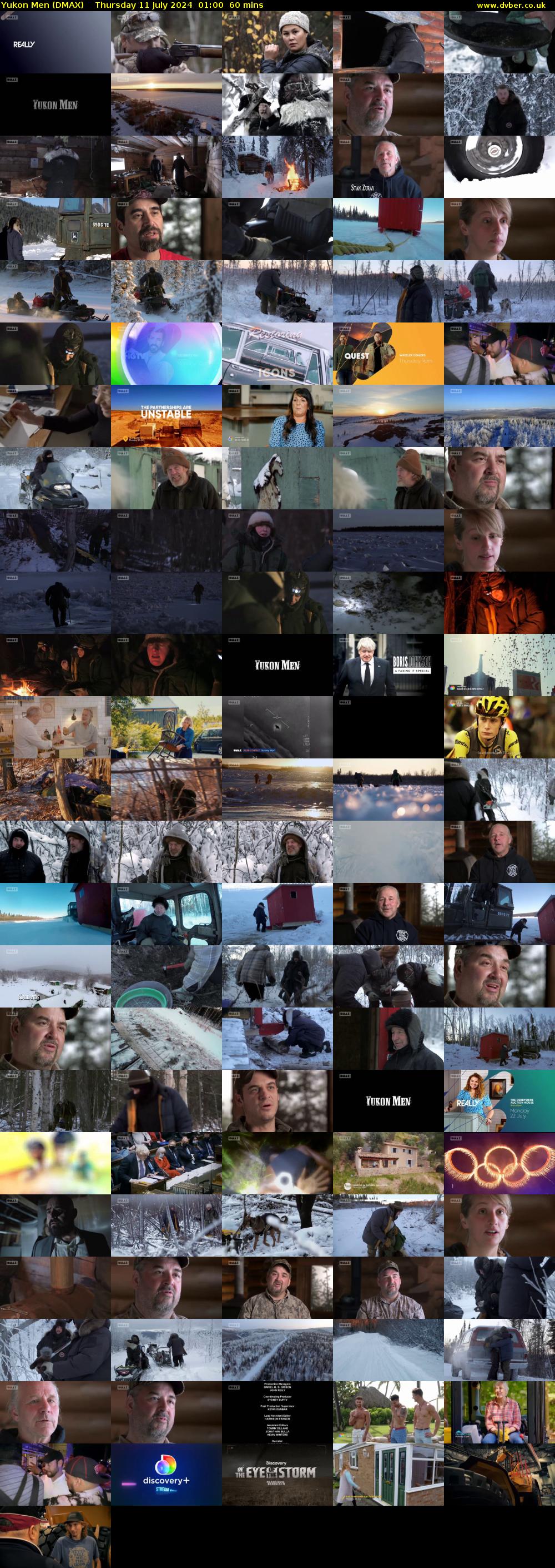 Yukon Men (DMAX) Thursday 11 July 2024 01:00 - 02:00