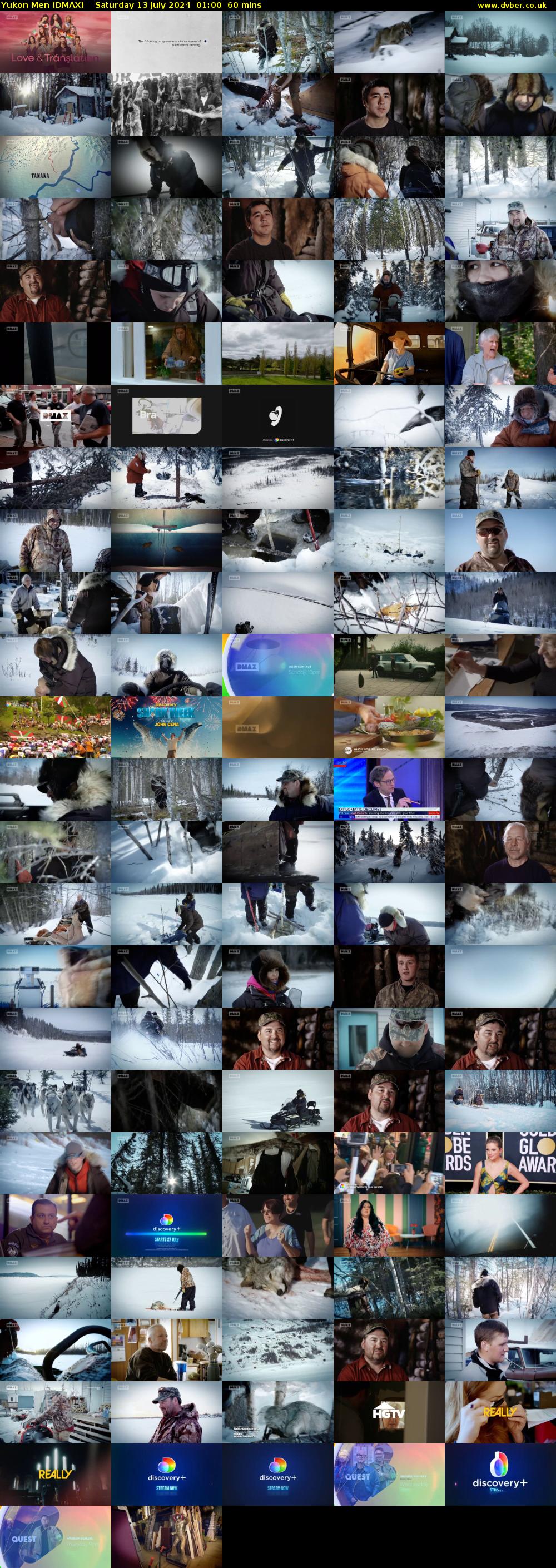 Yukon Men (DMAX) Saturday 13 July 2024 01:00 - 02:00