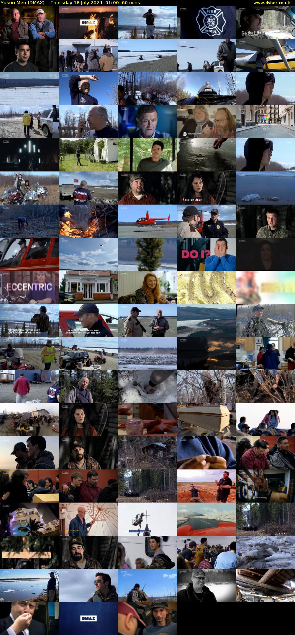 Yukon Men (DMAX) Thursday 18 July 2024 01:00 - 02:00