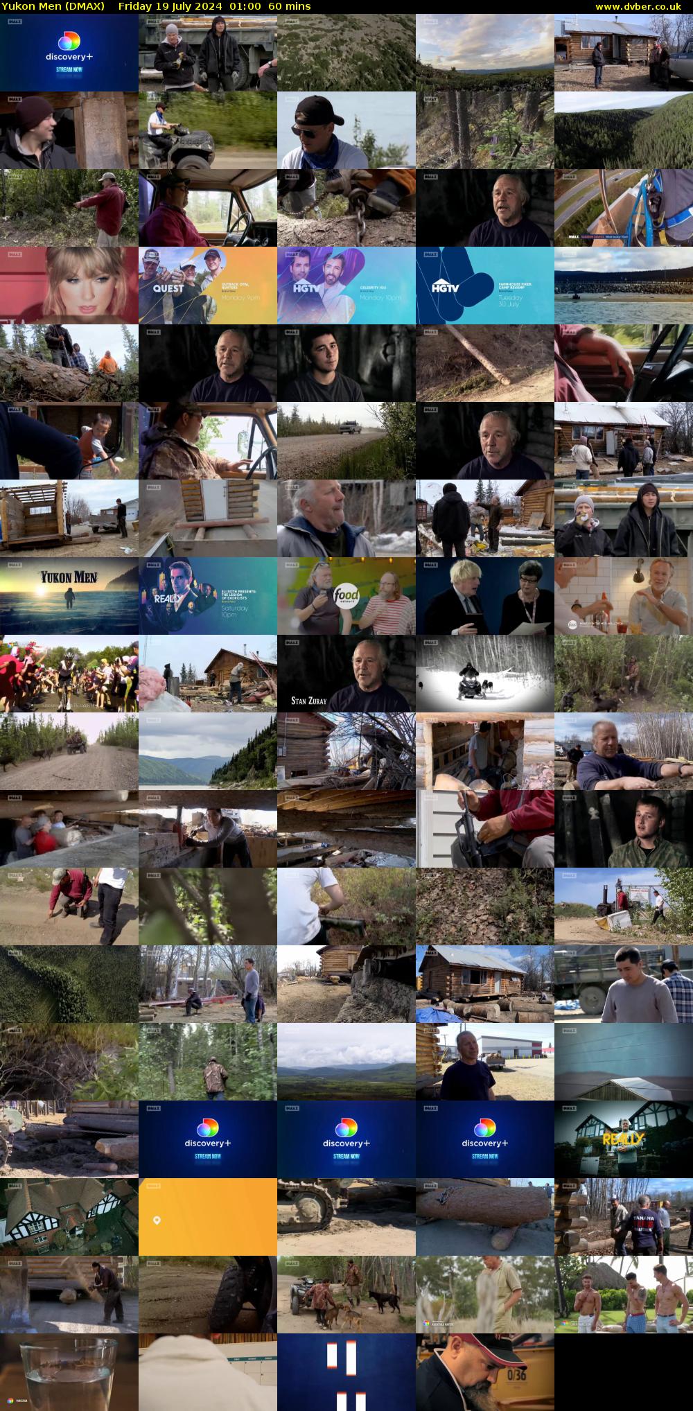 Yukon Men (DMAX) Friday 19 July 2024 01:00 - 02:00