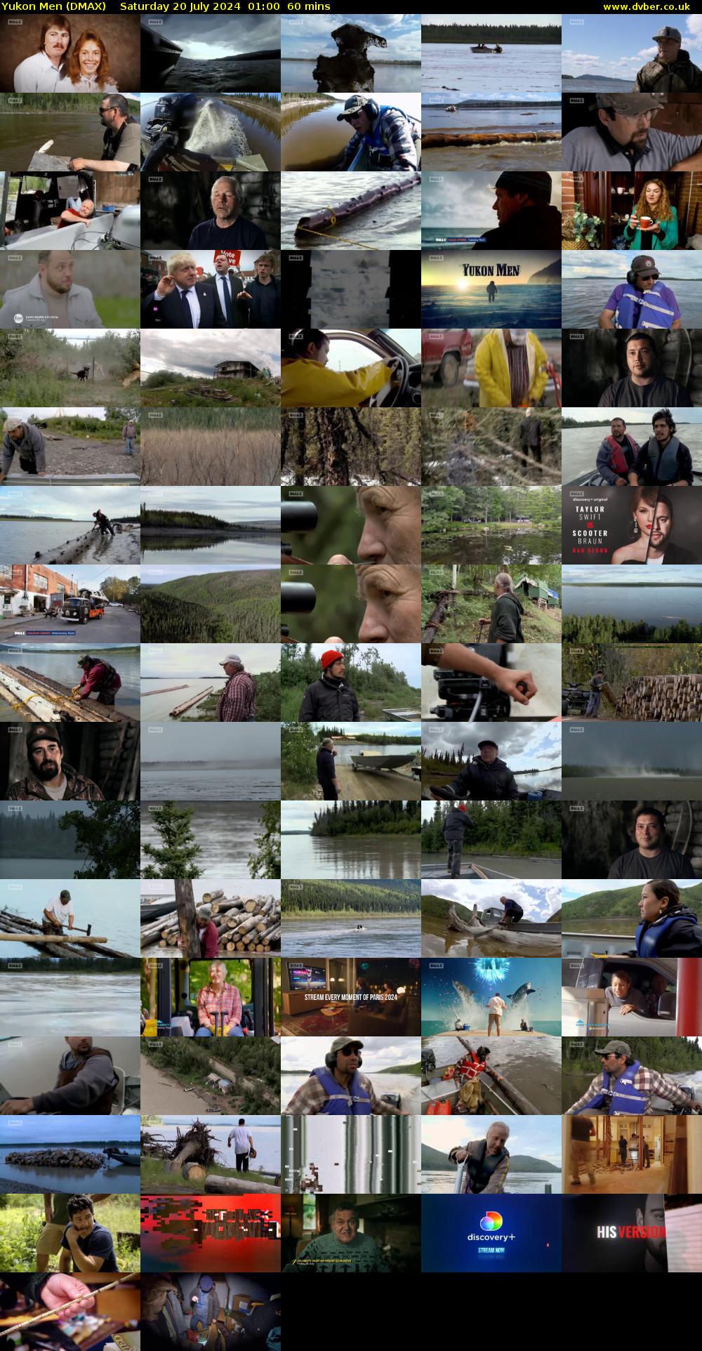 Yukon Men (DMAX) Saturday 20 July 2024 01:00 - 02:00