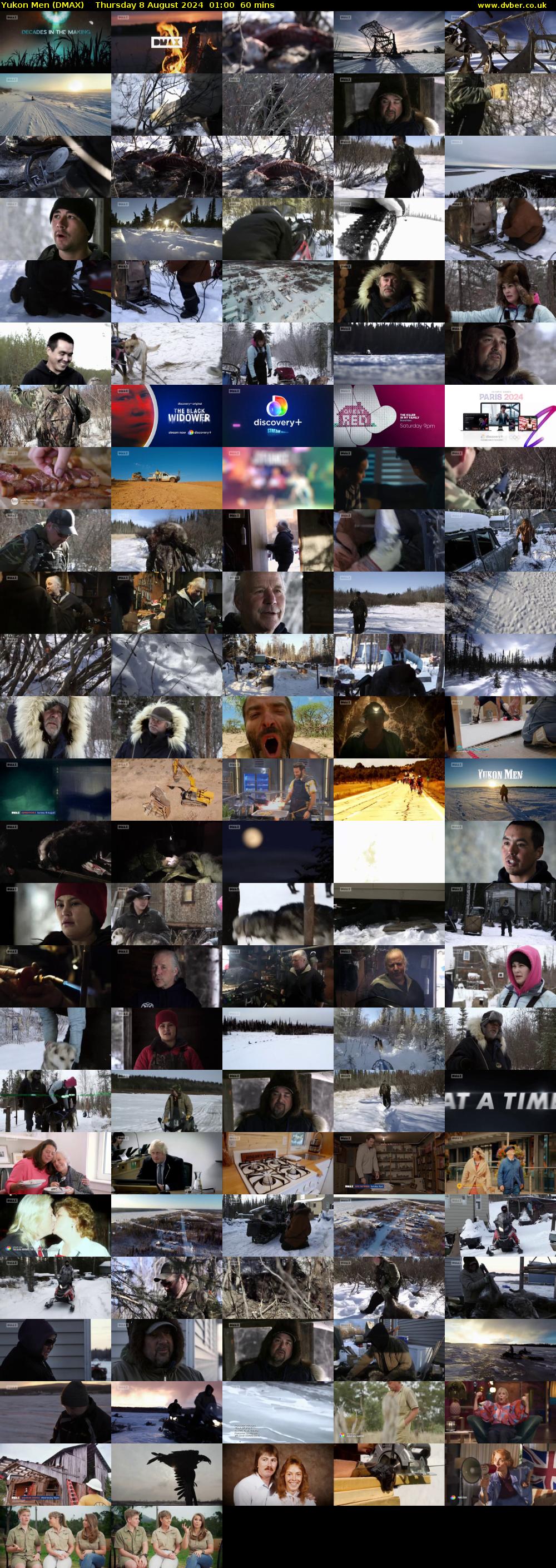 Yukon Men (DMAX) Thursday 8 August 2024 01:00 - 02:00
