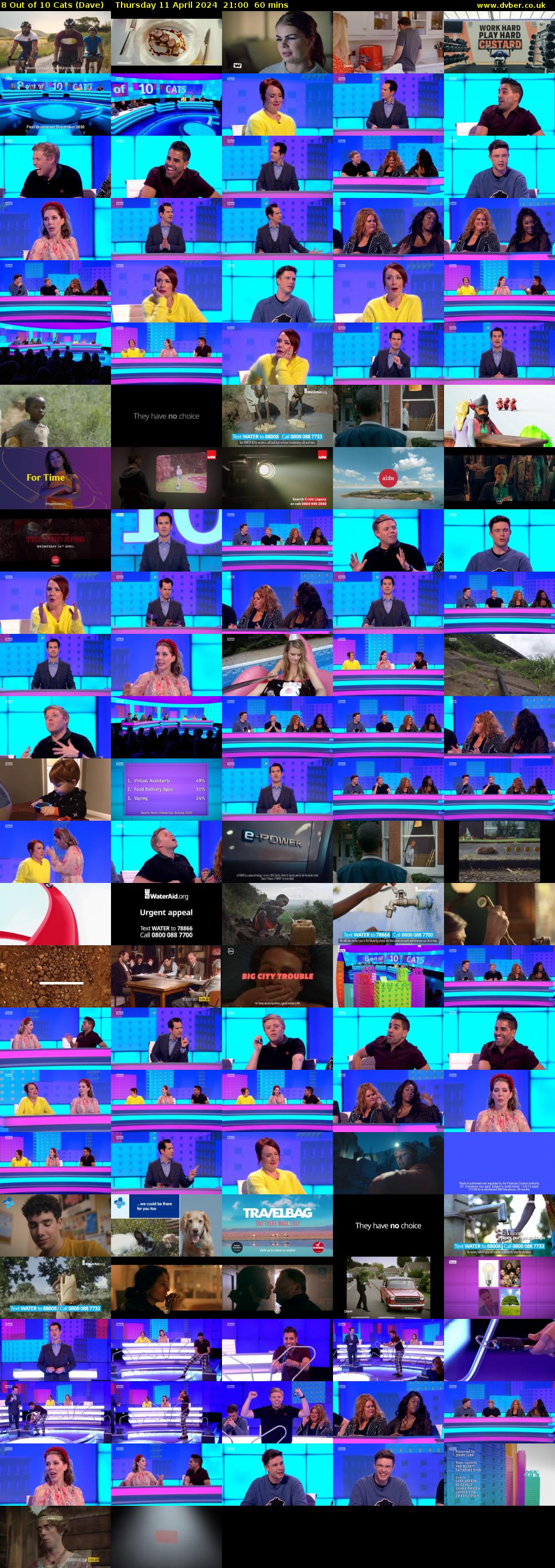 8 Out of 10 Cats (Dave) Thursday 11 April 2024 21:00 - 22:00