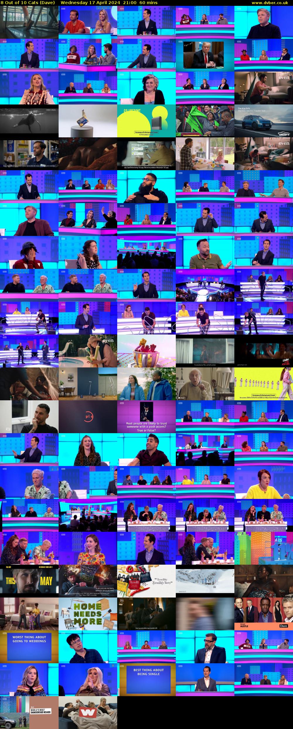 8 Out of 10 Cats (Dave) Wednesday 17 April 2024 21:00 - 22:00