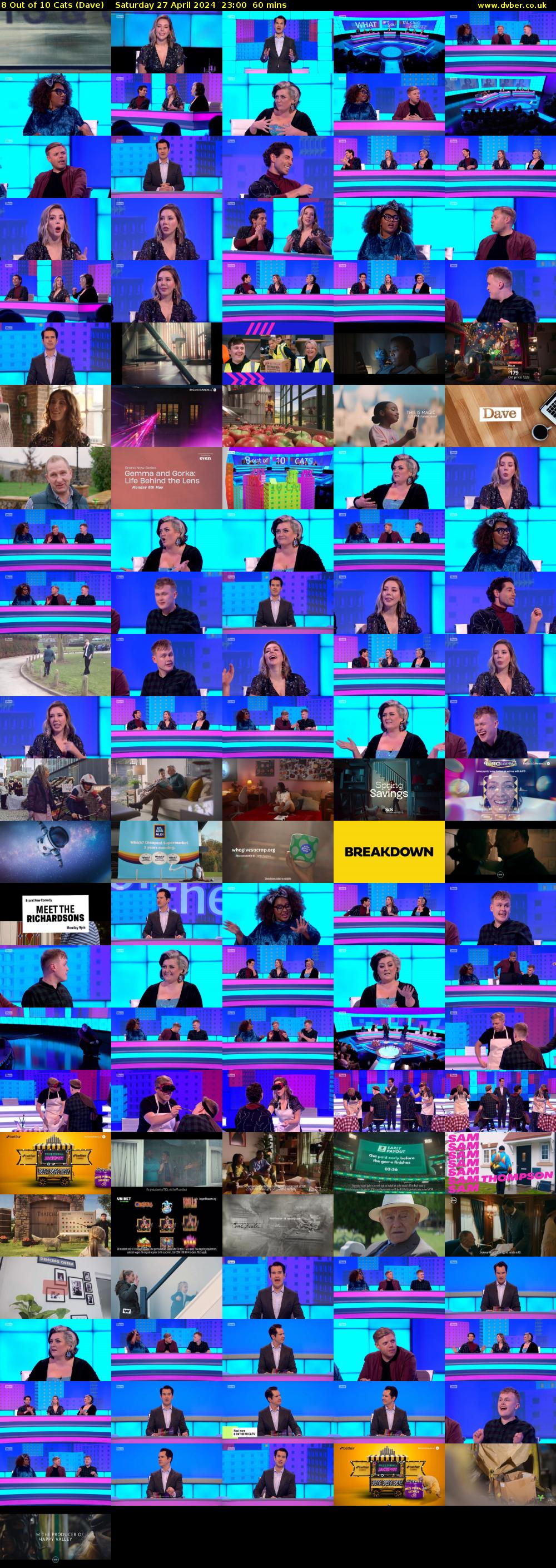 8 Out of 10 Cats (Dave) Saturday 27 April 2024 23:00 - 00:00