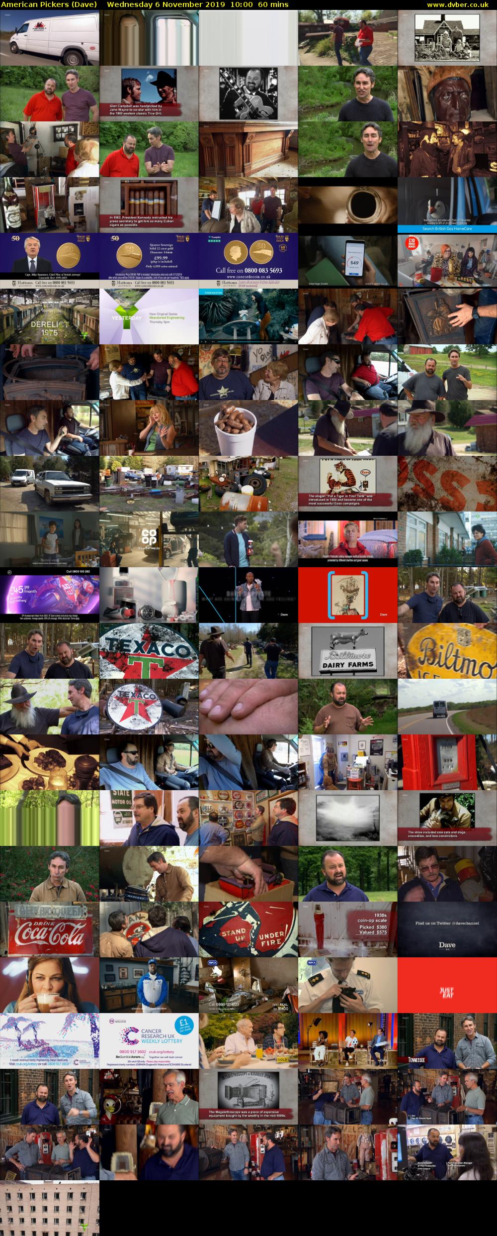 American Pickers (Dave) Wednesday 6 November 2019 10:00 - 11:00