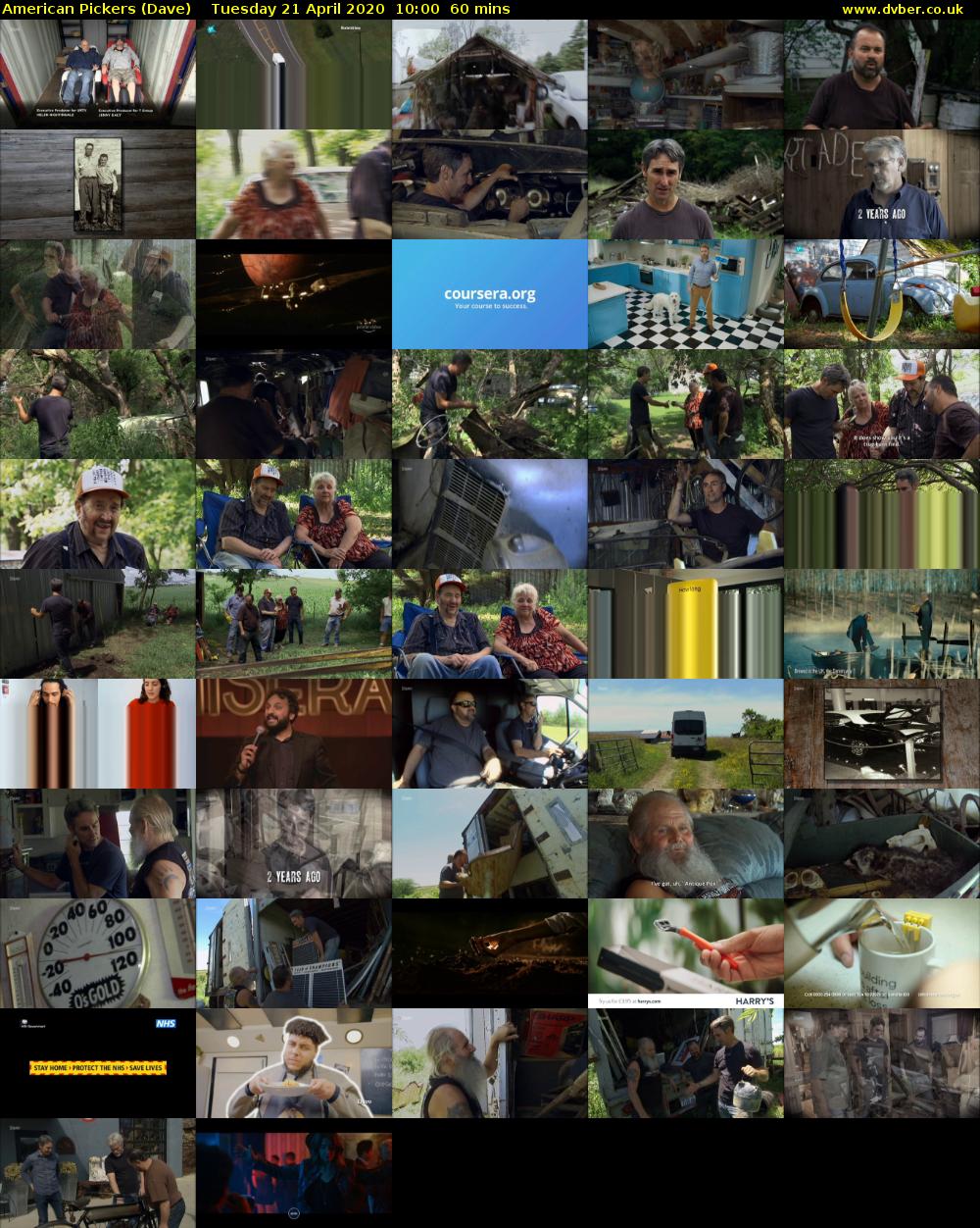 American Pickers (Dave) Tuesday 21 April 2020 10:00 - 11:00