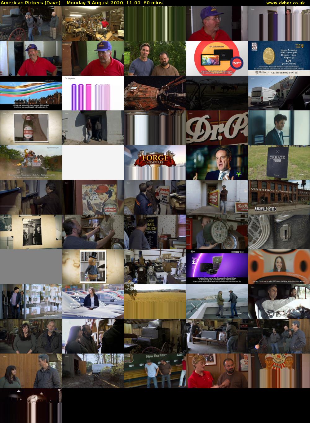 American Pickers (Dave) Monday 3 August 2020 11:00 - 12:00