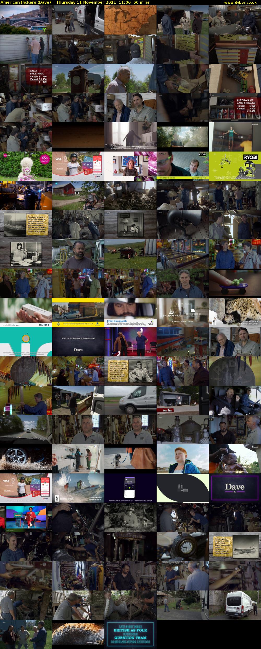 American Pickers (Dave) Thursday 11 November 2021 11:00 - 12:00