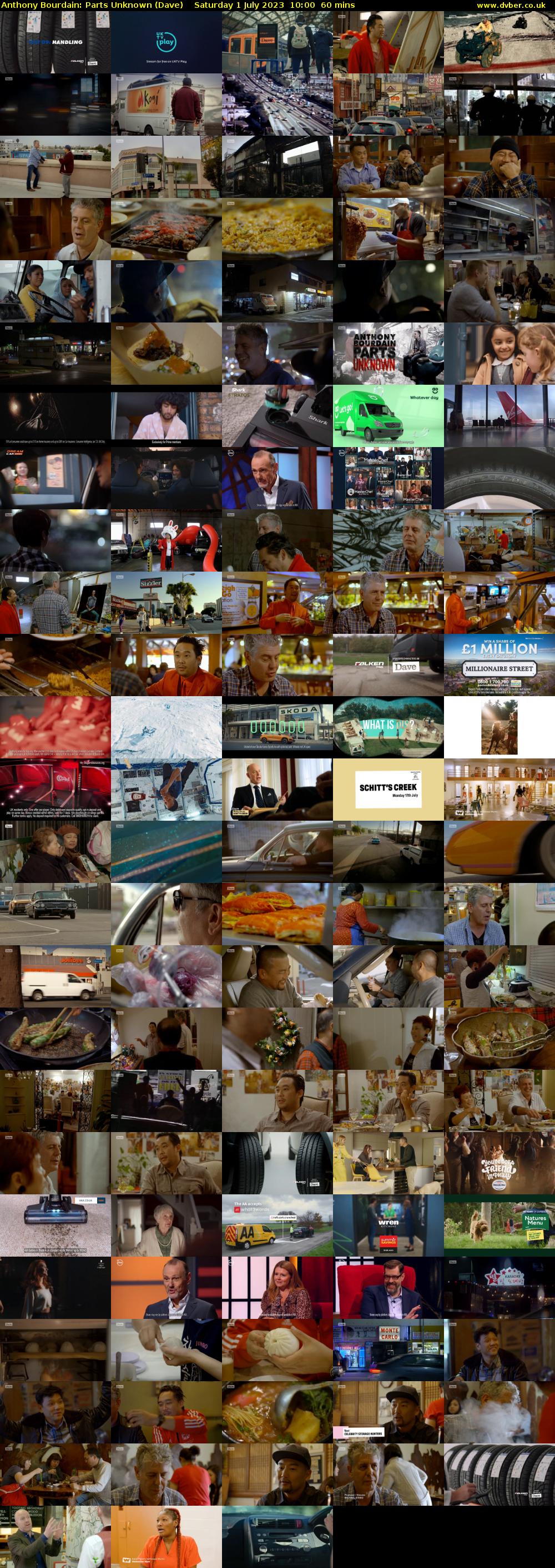 Anthony Bourdain: Parts Unknown (Dave) Saturday 1 July 2023 10:00 - 11:00