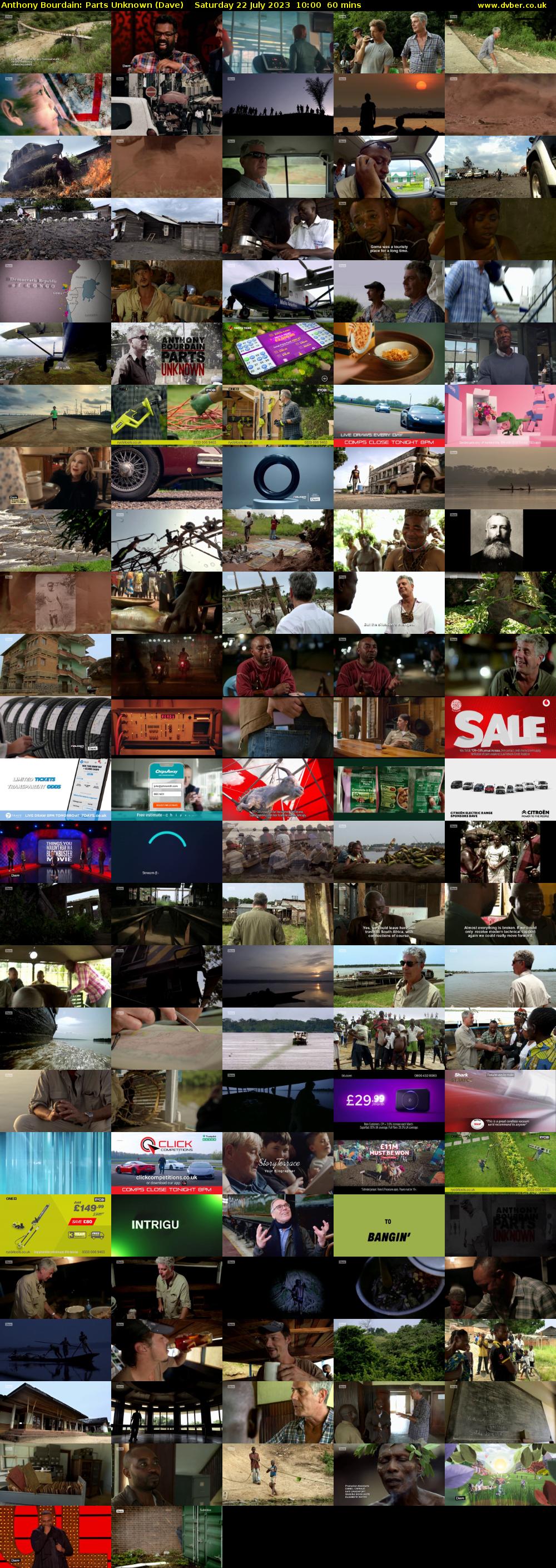 Anthony Bourdain: Parts Unknown (Dave) Saturday 22 July 2023 10:00 - 11:00